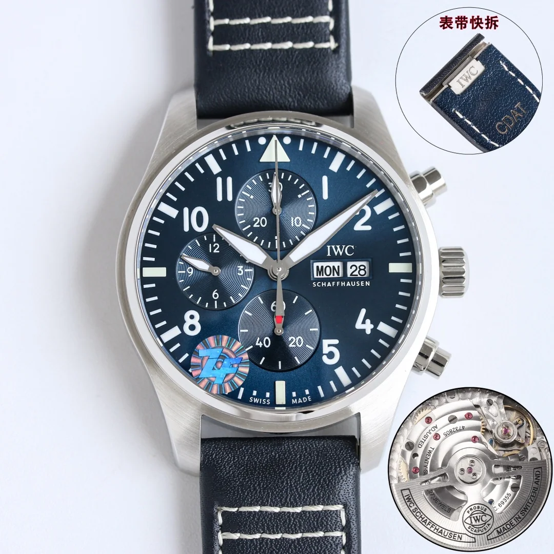IWC 파일럿 페트로나스 그린 다이얼 시계 상세 이미지 2