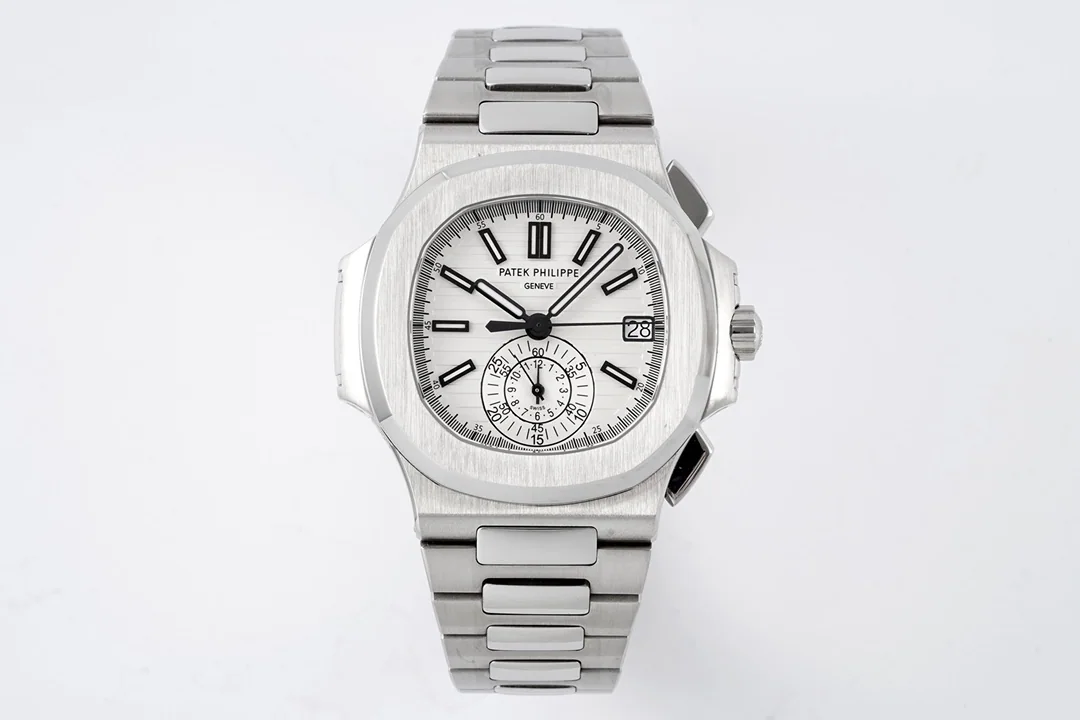 파텍필립 노틸러스 5980 크로노그래프 레더스트랩 PPF 공장 레플리카 44028 Patek Philippe 상세 이미지 1