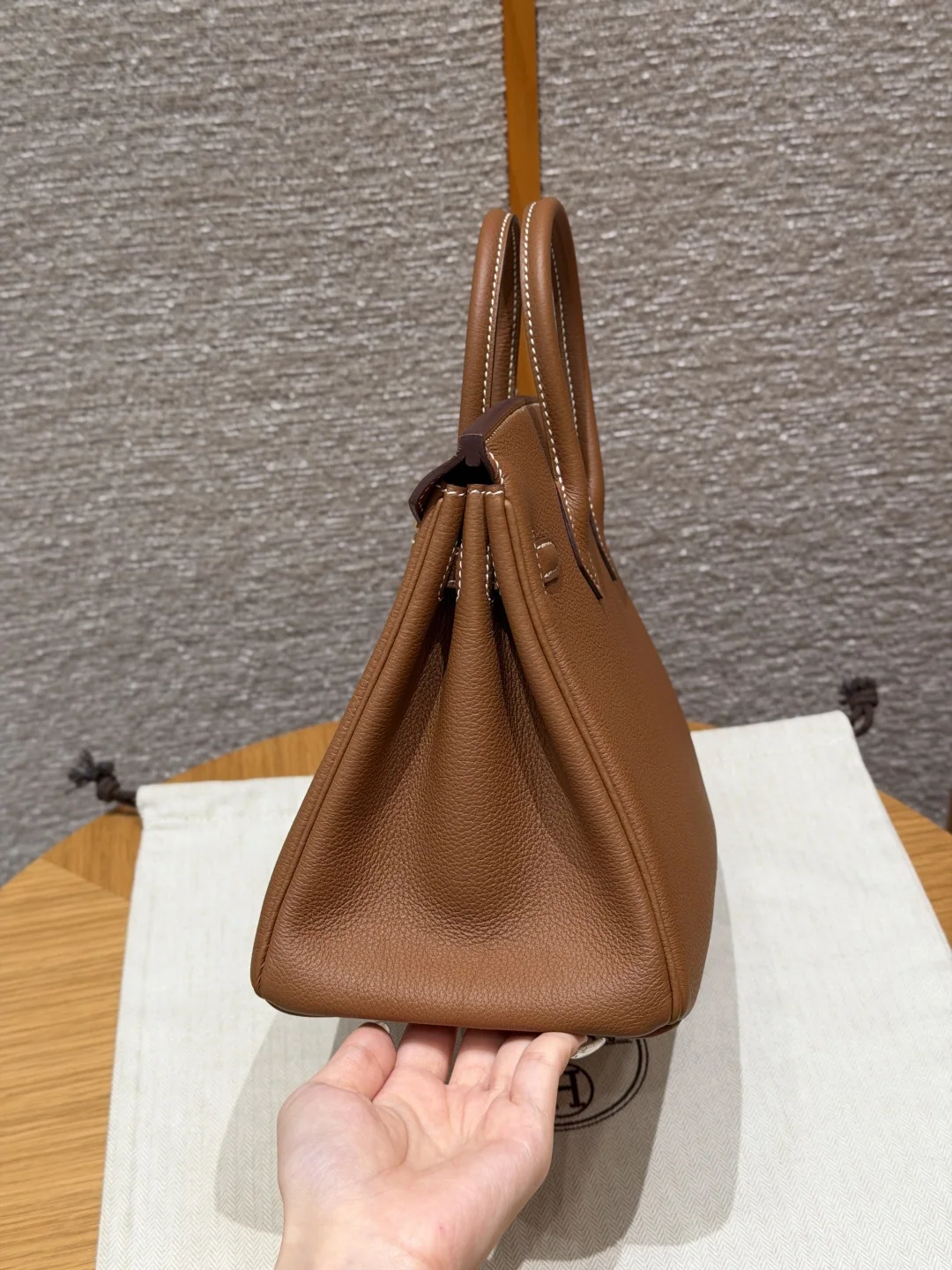 에르메스 버킨 25 토고 가죽 가방 상세 이미지 4