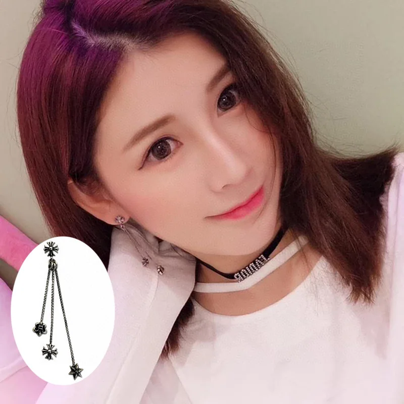 크롬하츠 별 모양 실버 귀걸이 상세 이미지 8