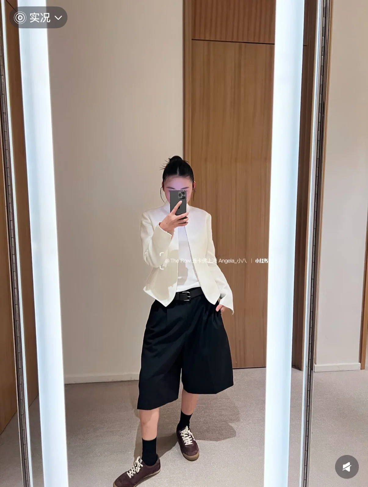 발렌티노 린넨 스탠드 카라 여성 자켓 154470