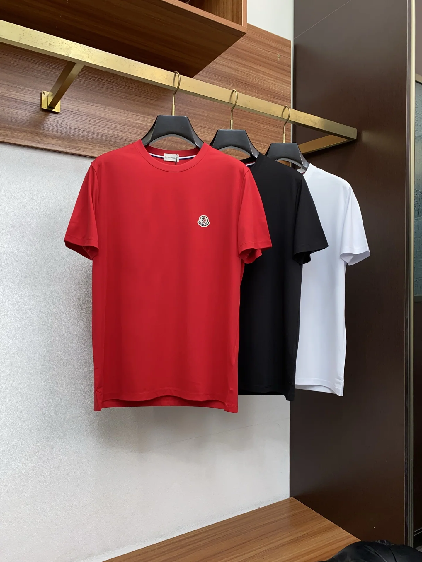 몽클레어 로고 코튼 라운드넥 반팔 티셔츠 2026 SS 1158 상세 이미지 9