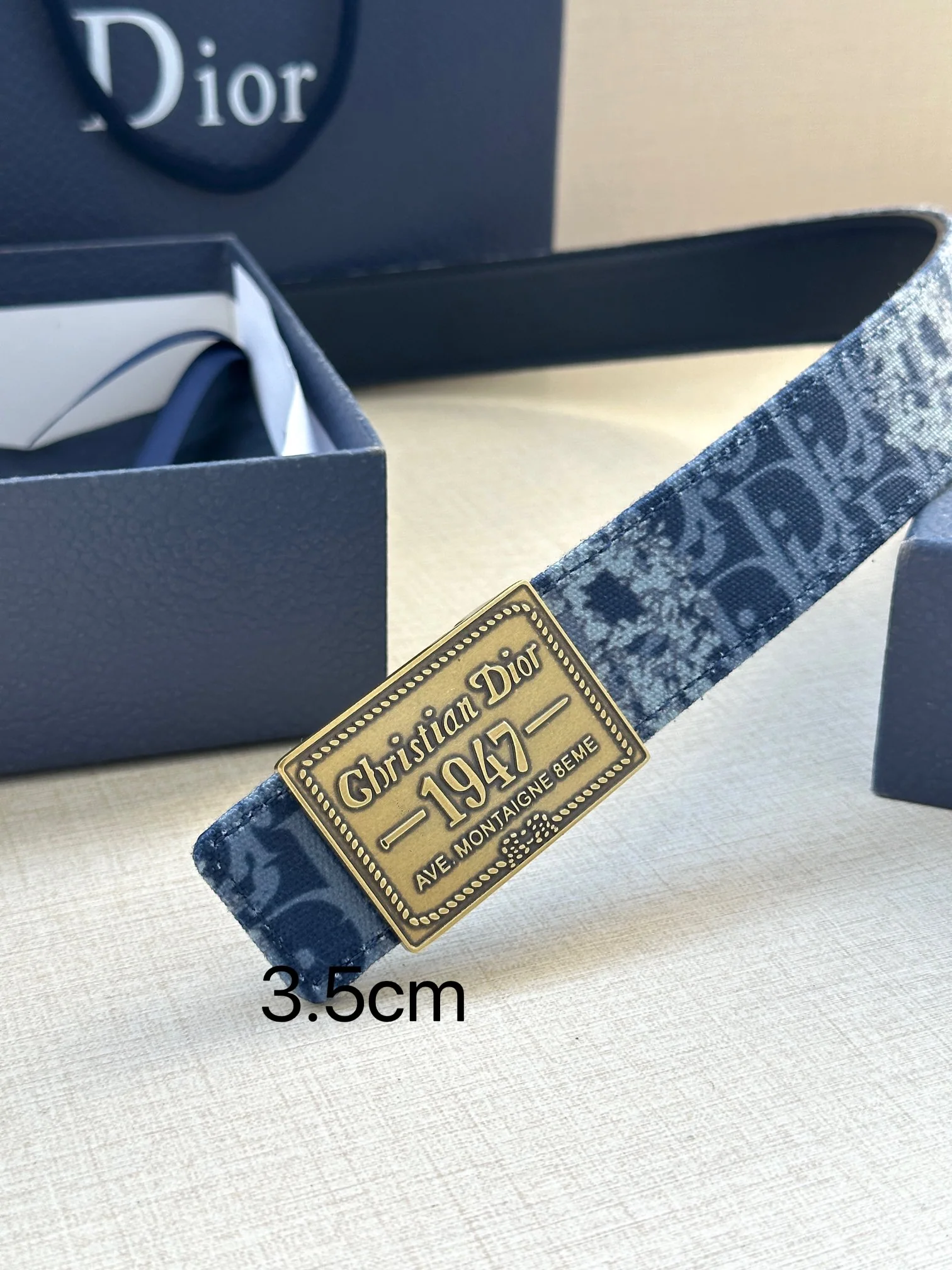 디올 CD 아이콘 로고 벨트 상세 이미지 9