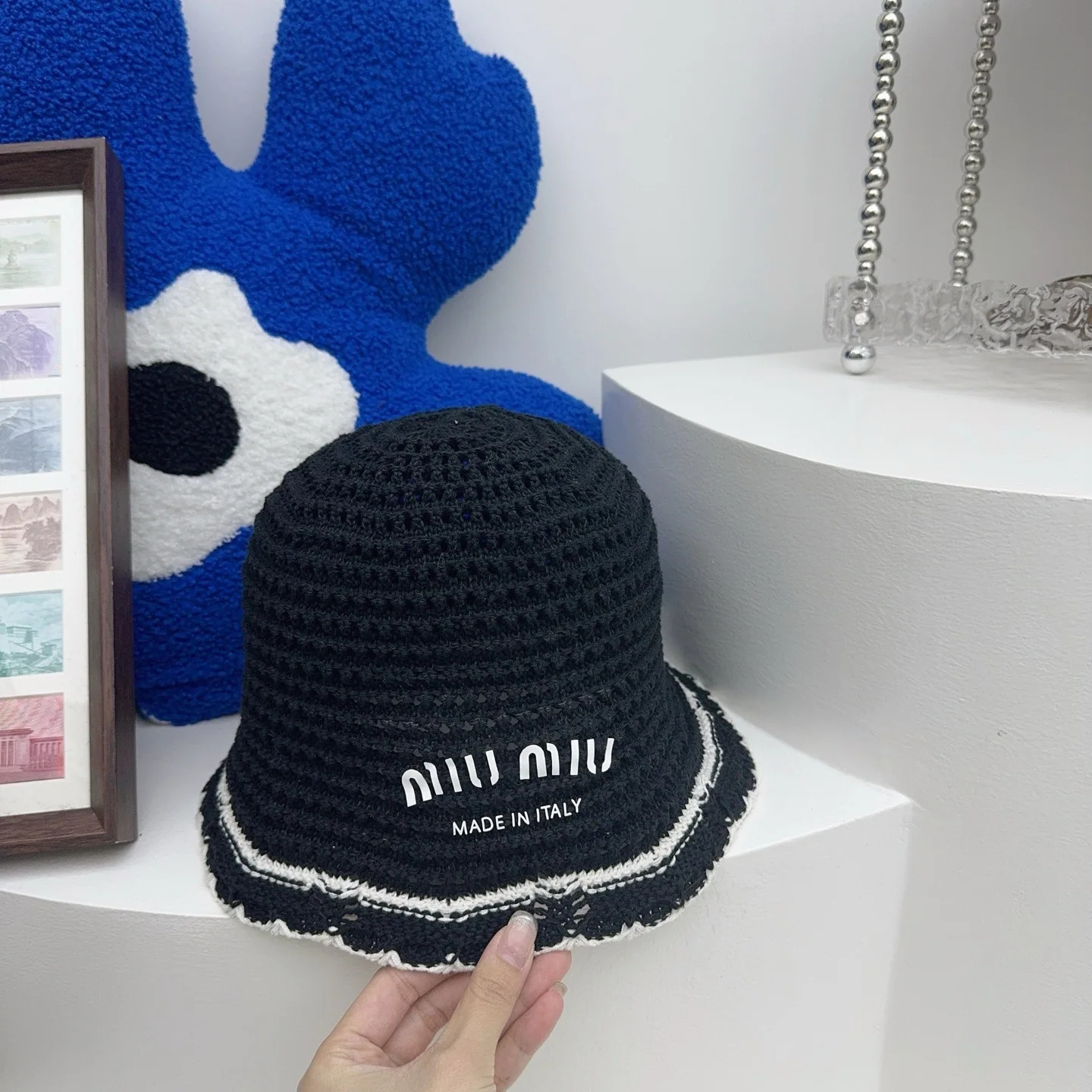 미우미우 모자 80962 Miu Miu Cap 상세 이미지 1