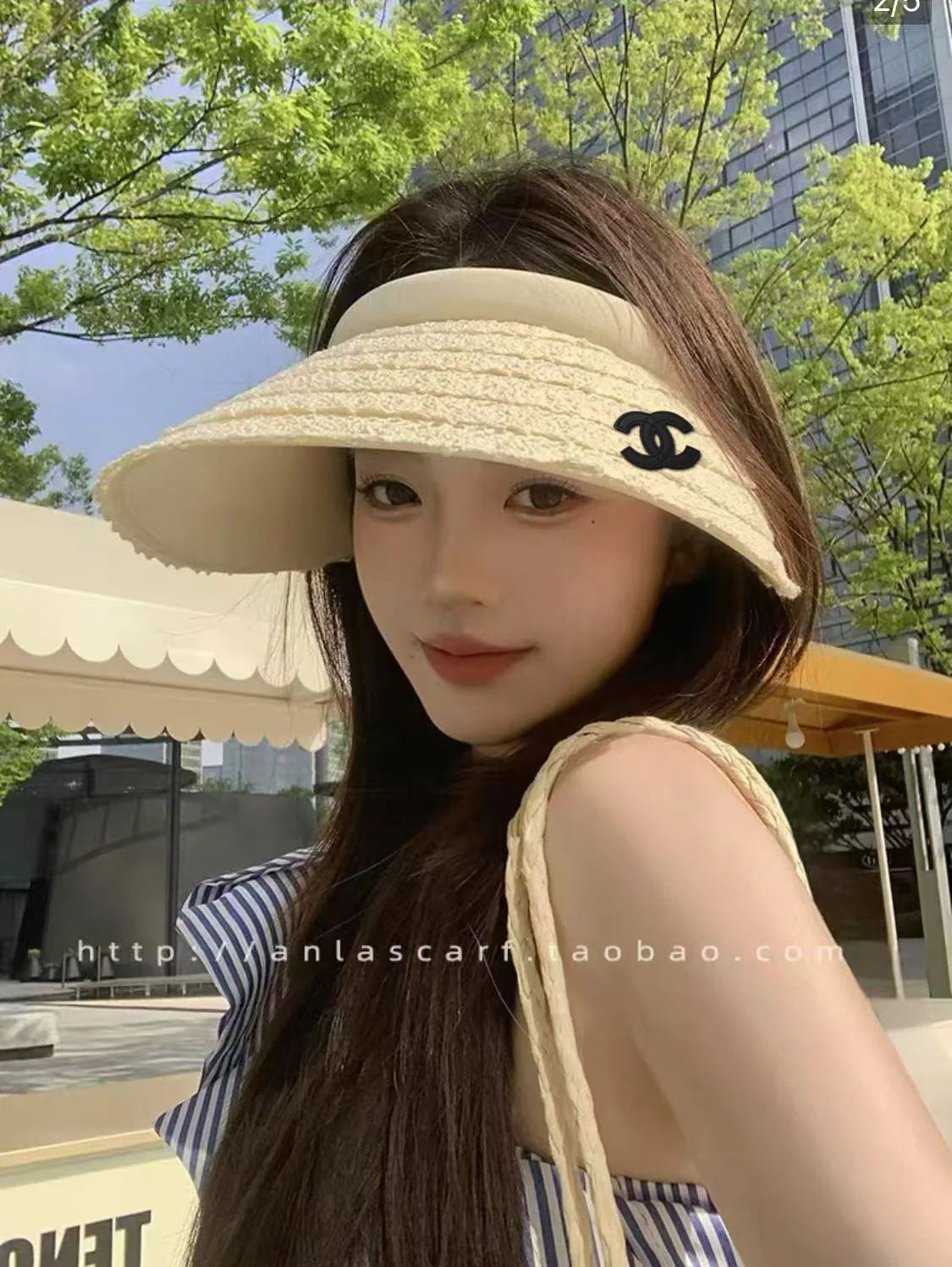 샤넬 비치 리조트 스타일 바이저 상세 이미지 6