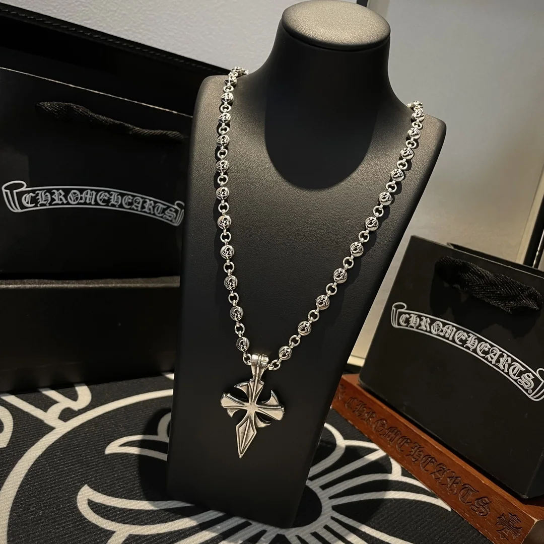 크롬하츠 크로스 그레이트 소드 펜던트 목걸이 상세 이미지 2