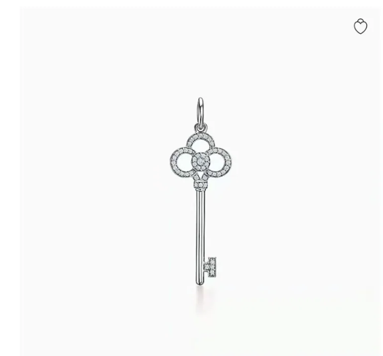 티파니 스털링 실버 키 목걸이 상세 이미지 4
