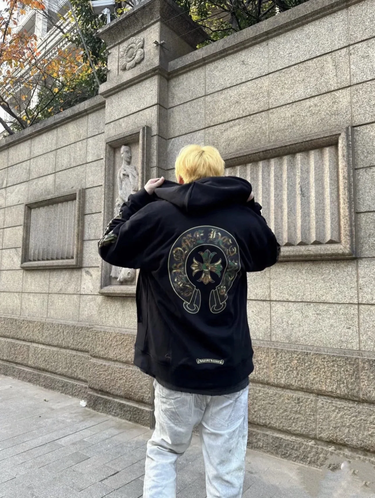 크롬하츠 카모플라주 호스슈 지퍼 후드 남성 후드 상세 이미지 6