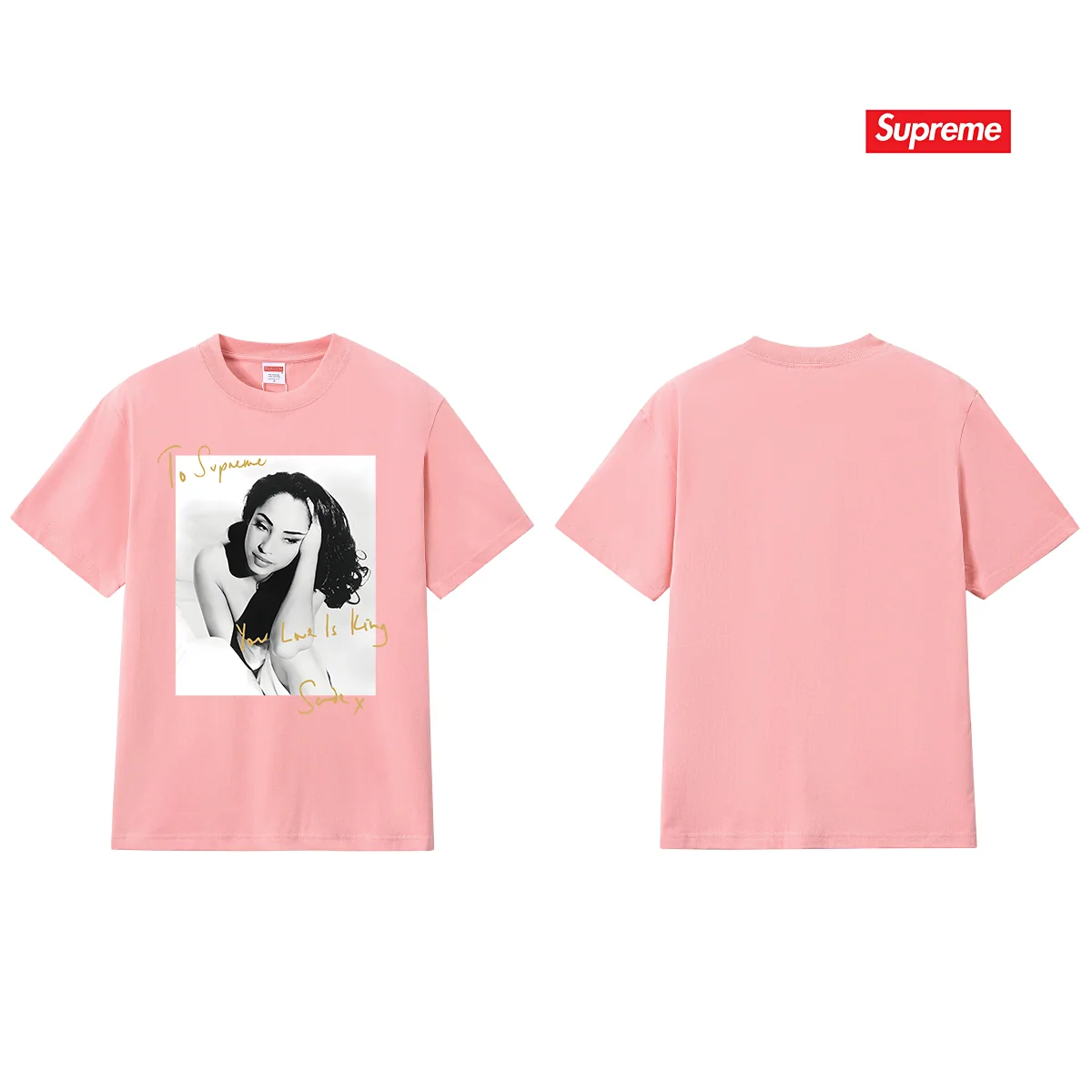 슈프림 17 SS 사인 크루넥 남성 반팔 티셔츠 17 SS 상세 이미지 8