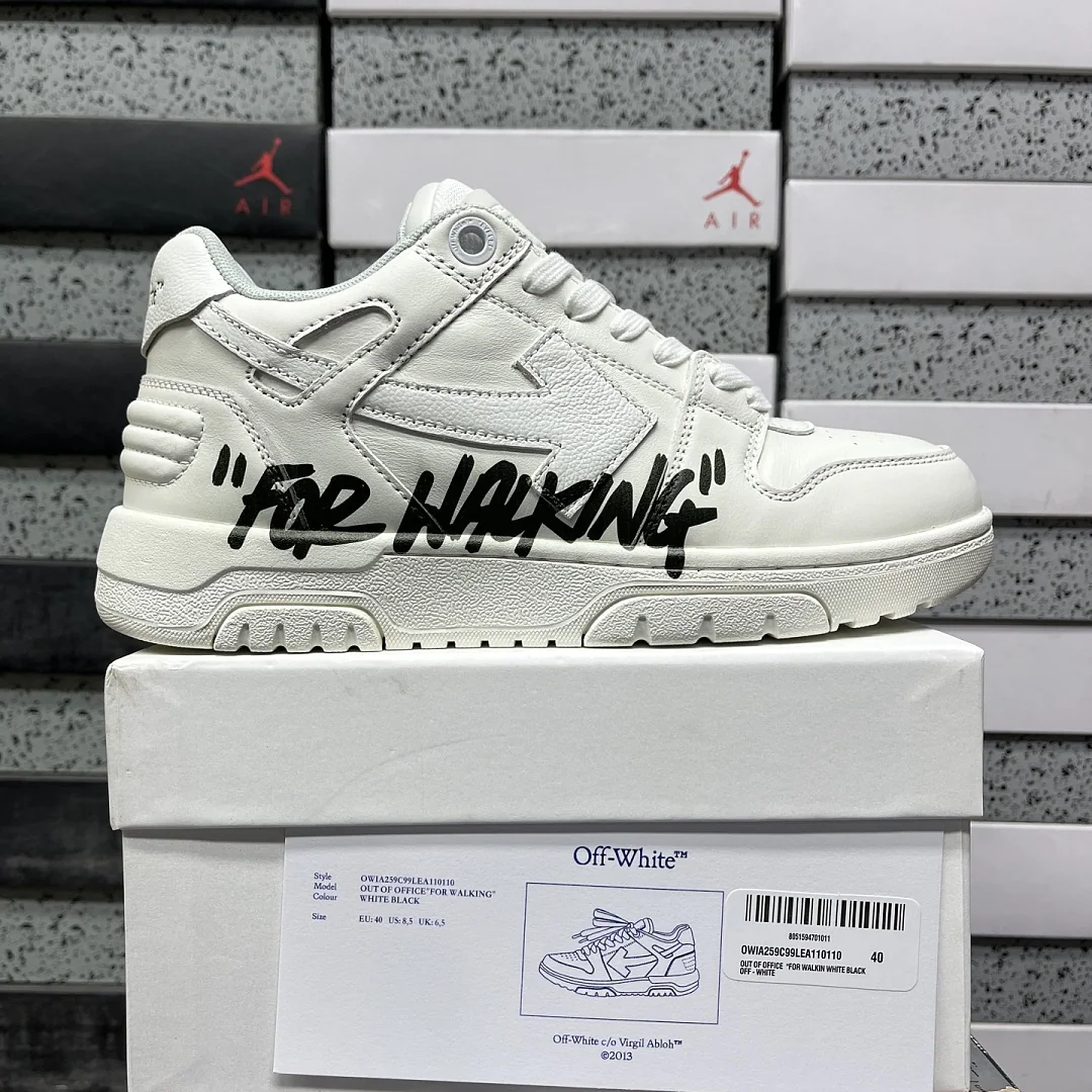 오프화이트 [KZ] 아웃 오브 오피스 OOO 로우 탑스 화이트 202520 Off White Out Of Office OOO Low Tops