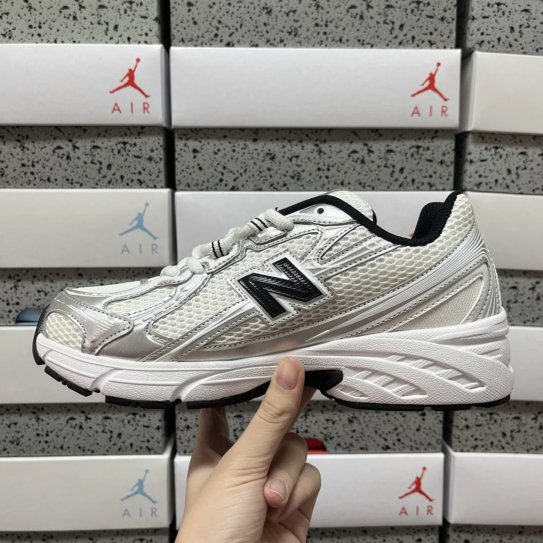 뉴발란스 [XY] 740 U740NW2 202068 New Balance 740 White Silver Metallic Navy 상세 이미지 3