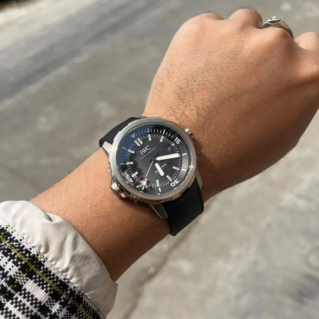 IWC 아쿠아타이머 티타늄 남성 시계 상세 이미지 2