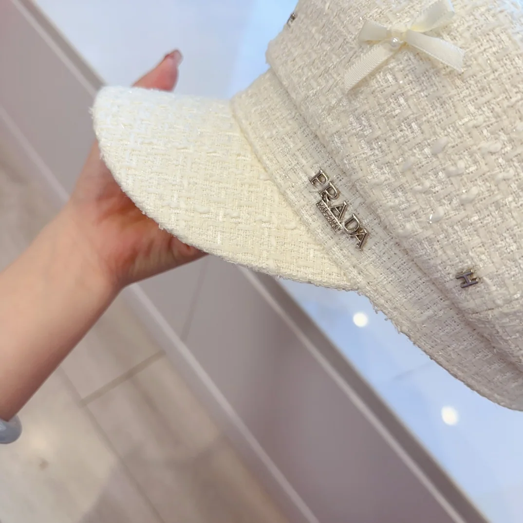 프라다 가을겨울 팔각 베레모 모자 상세 이미지 4