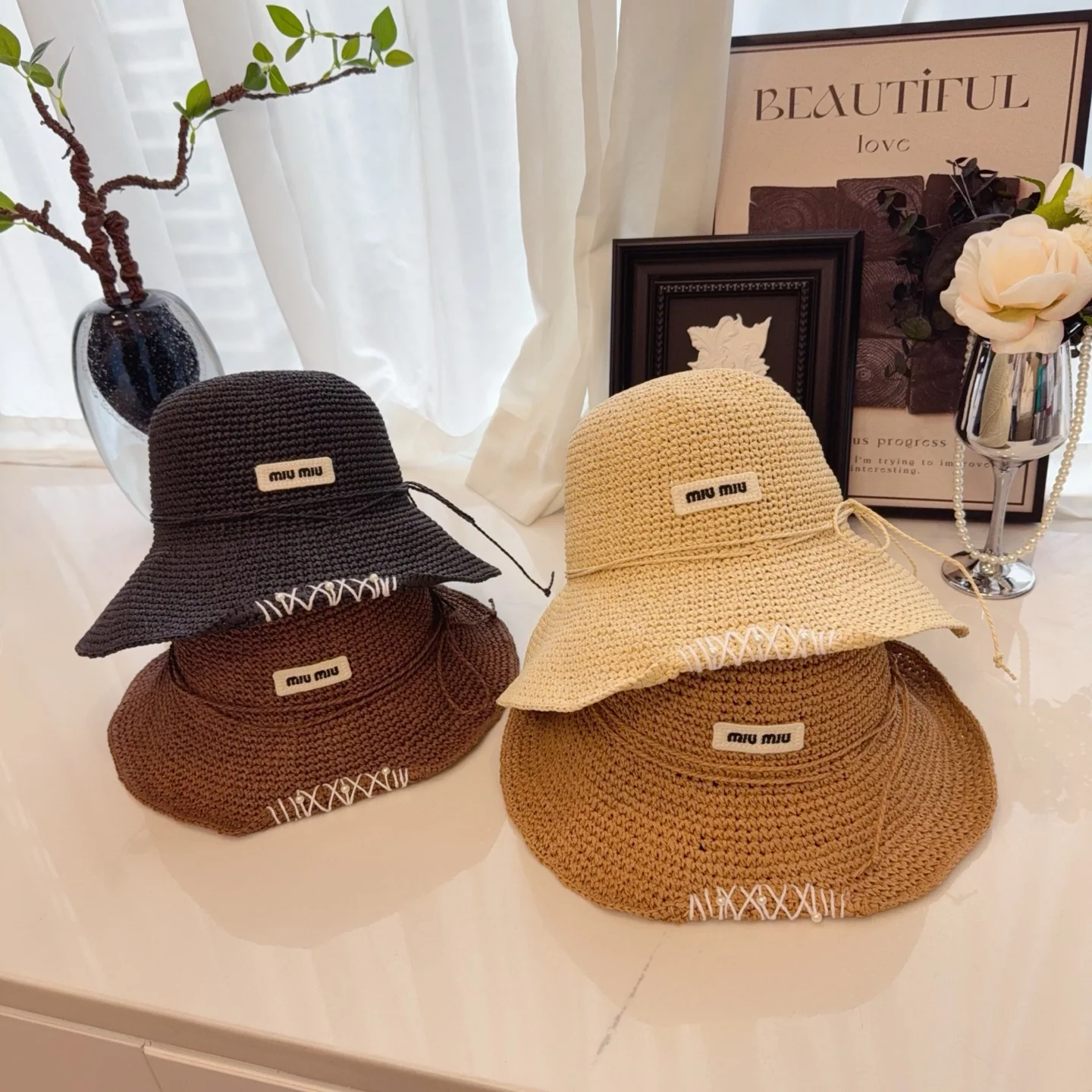 미우미우 모자 80958 Miu Miu Cap 상세 이미지 9