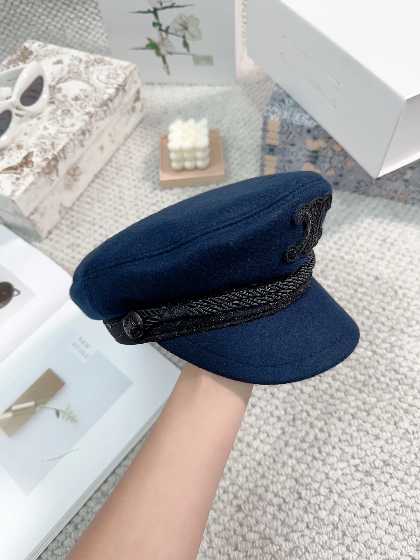 셀린느 네이비 캡 상세 이미지 5
