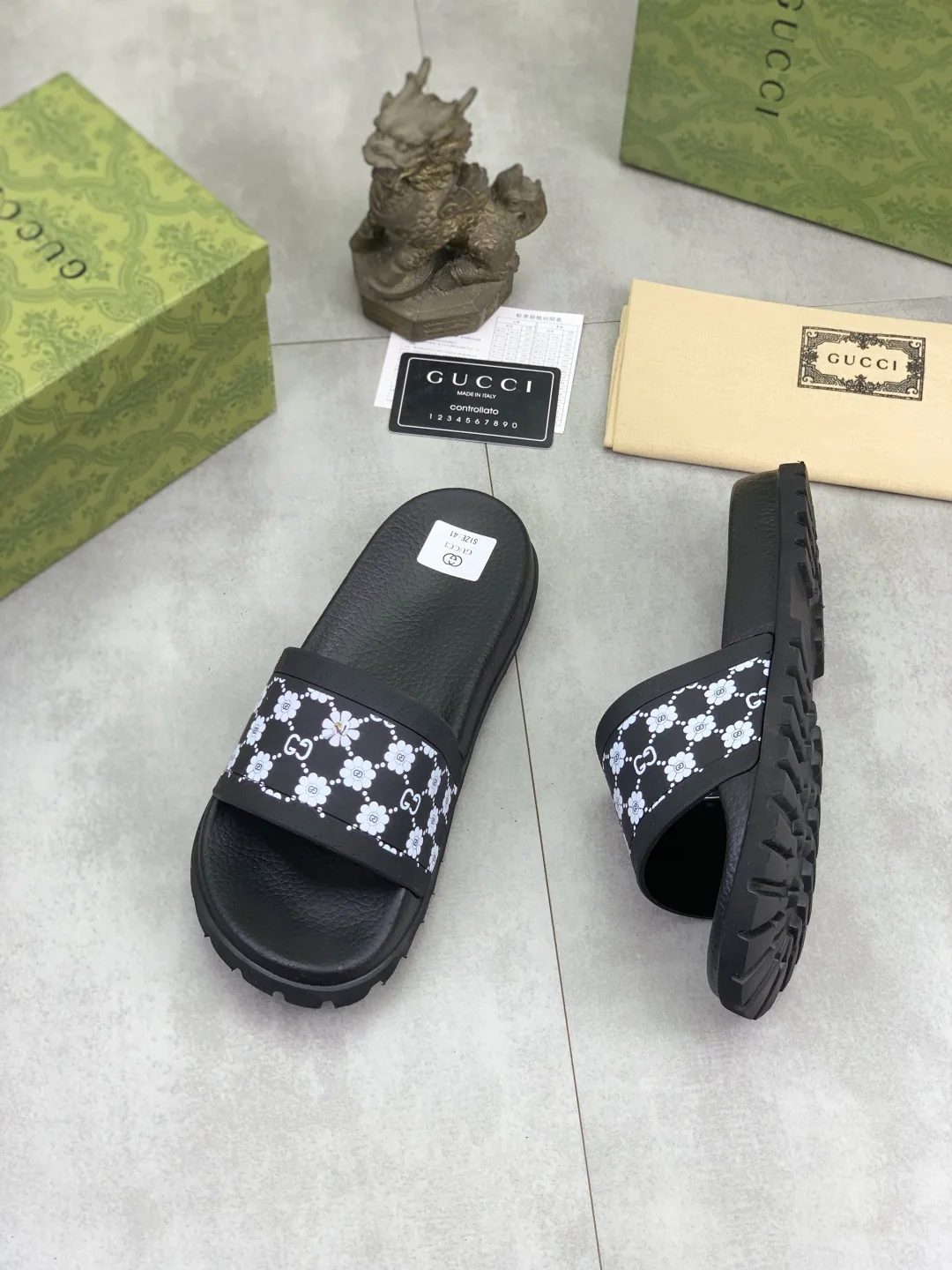 구찌 뱀띠 캐주얼 슬리퍼 상세 이미지 3