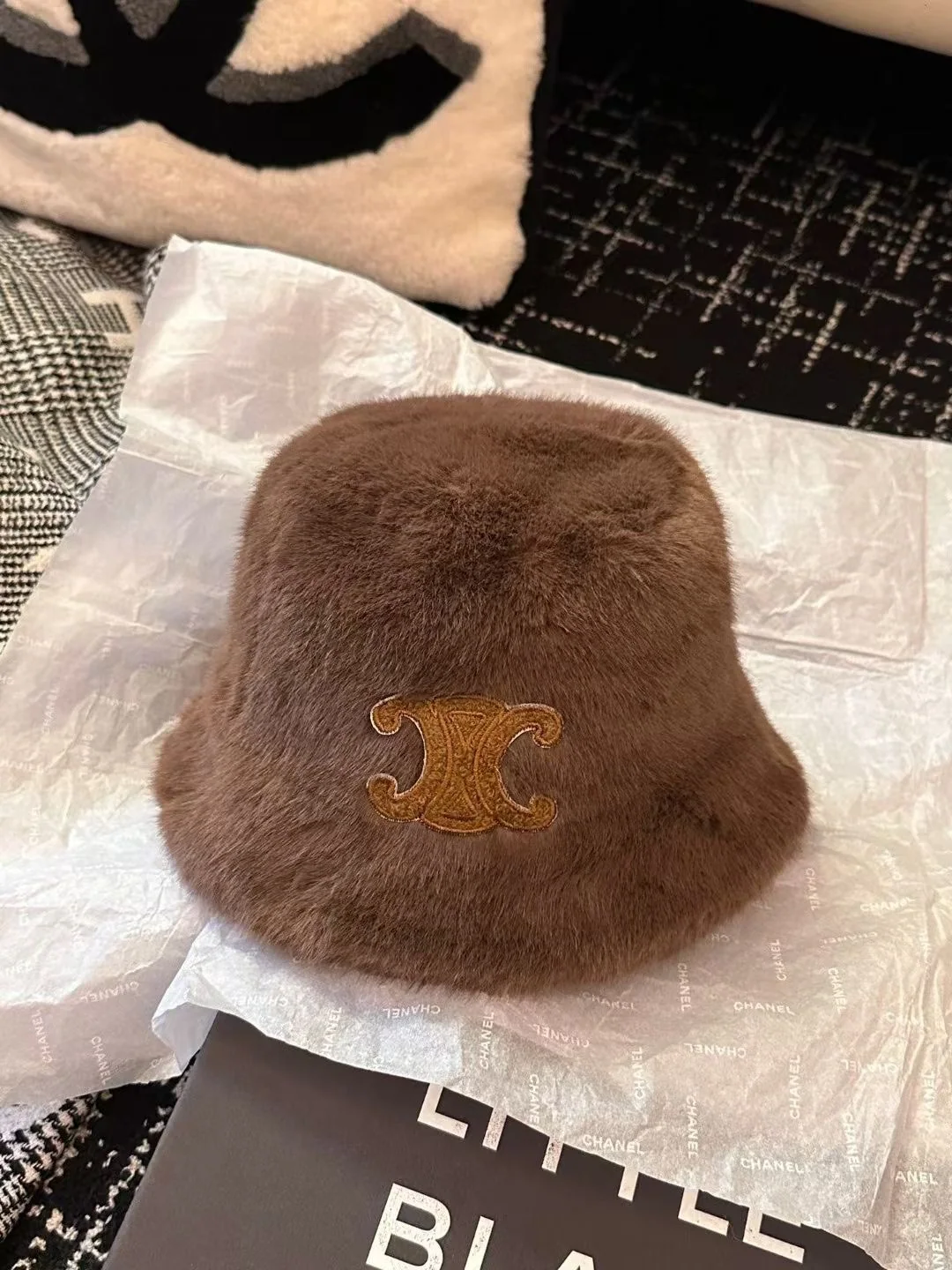 셀린느 울 버킷햇 모자 상세 이미지 3