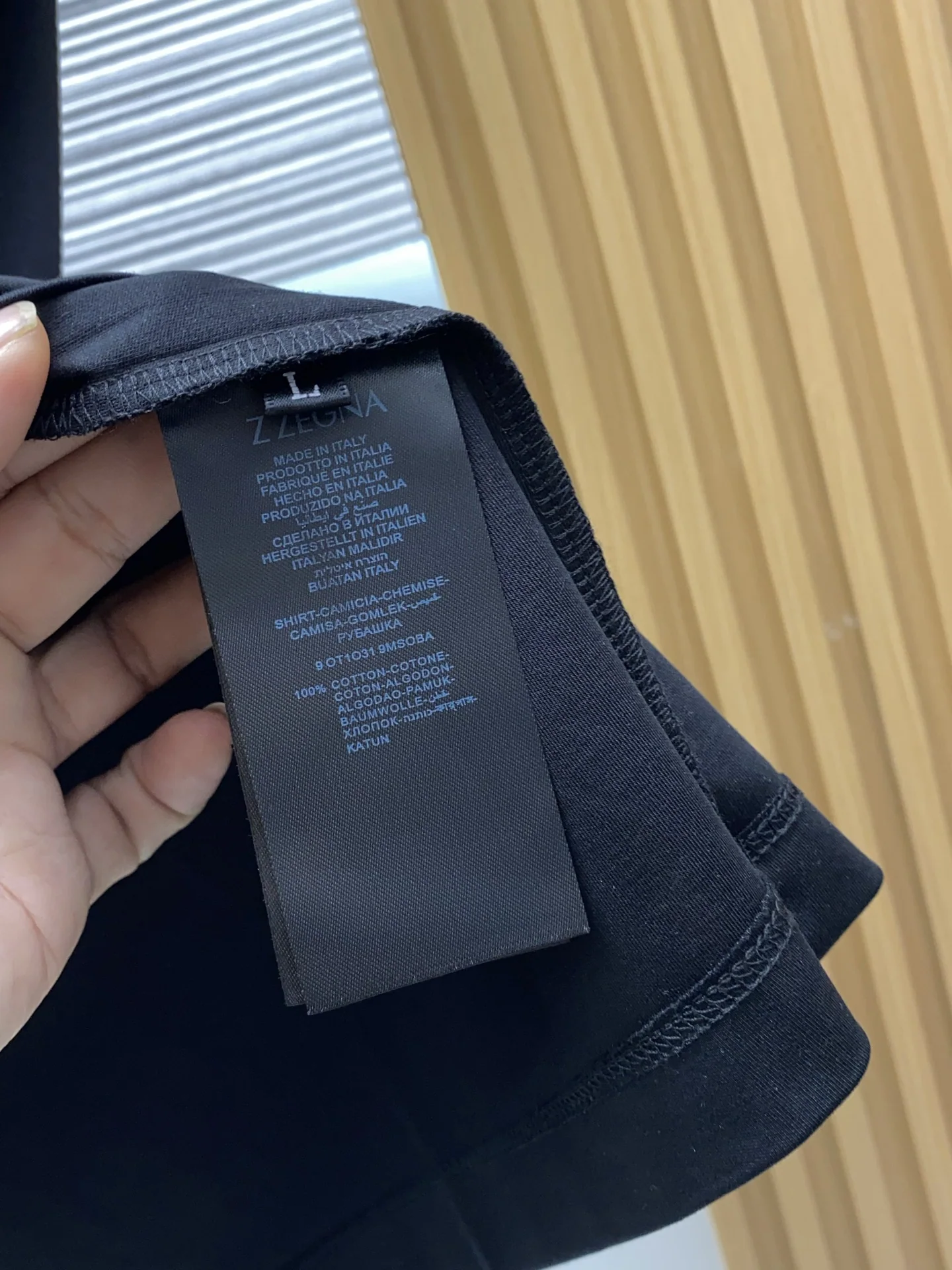 제냐 머서라이즈드 코튼 남성 반팔 티셔츠 상세 이미지 7