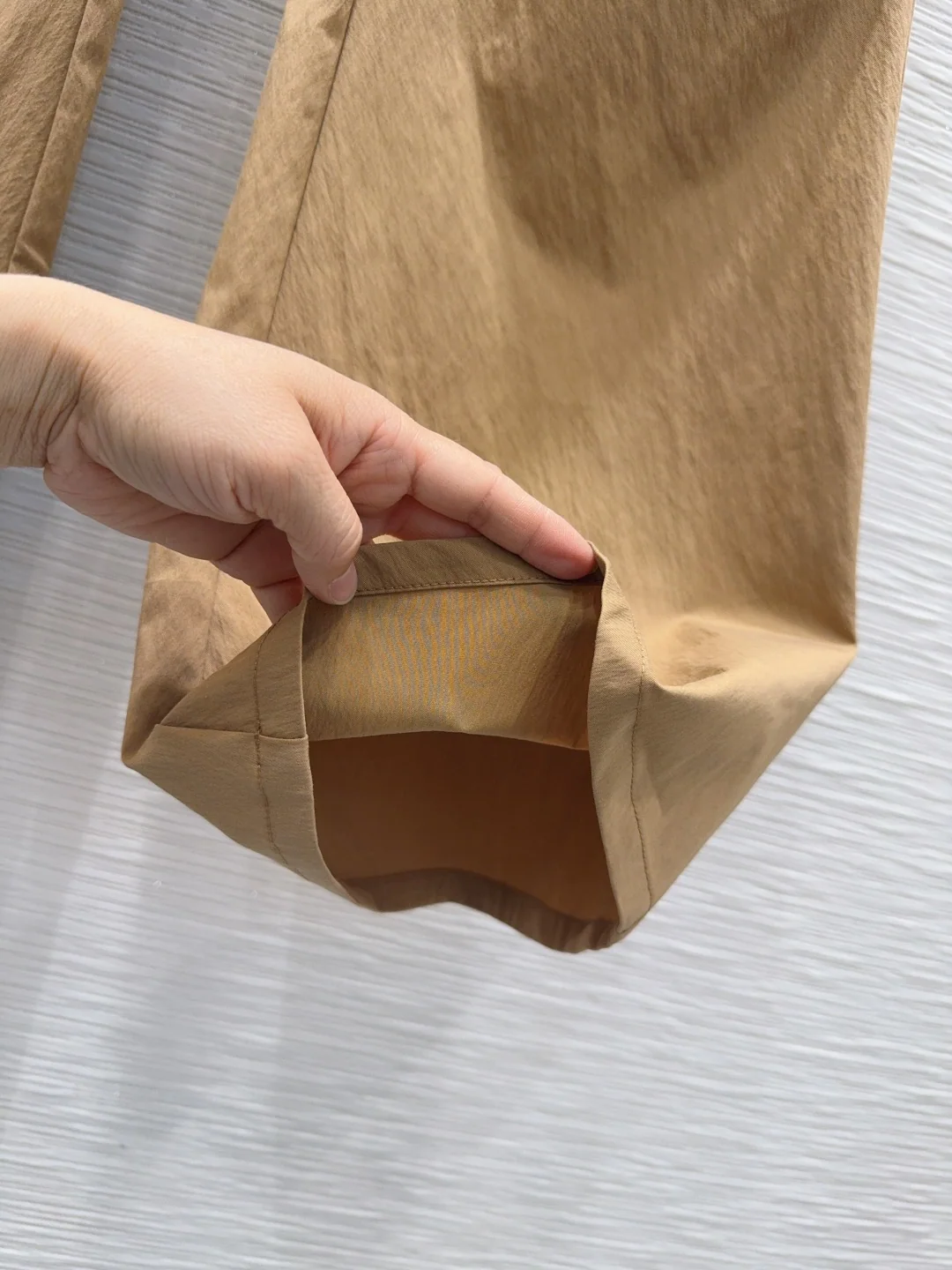 미우미우 와이드 레그 여성 바지 상세 이미지 5
