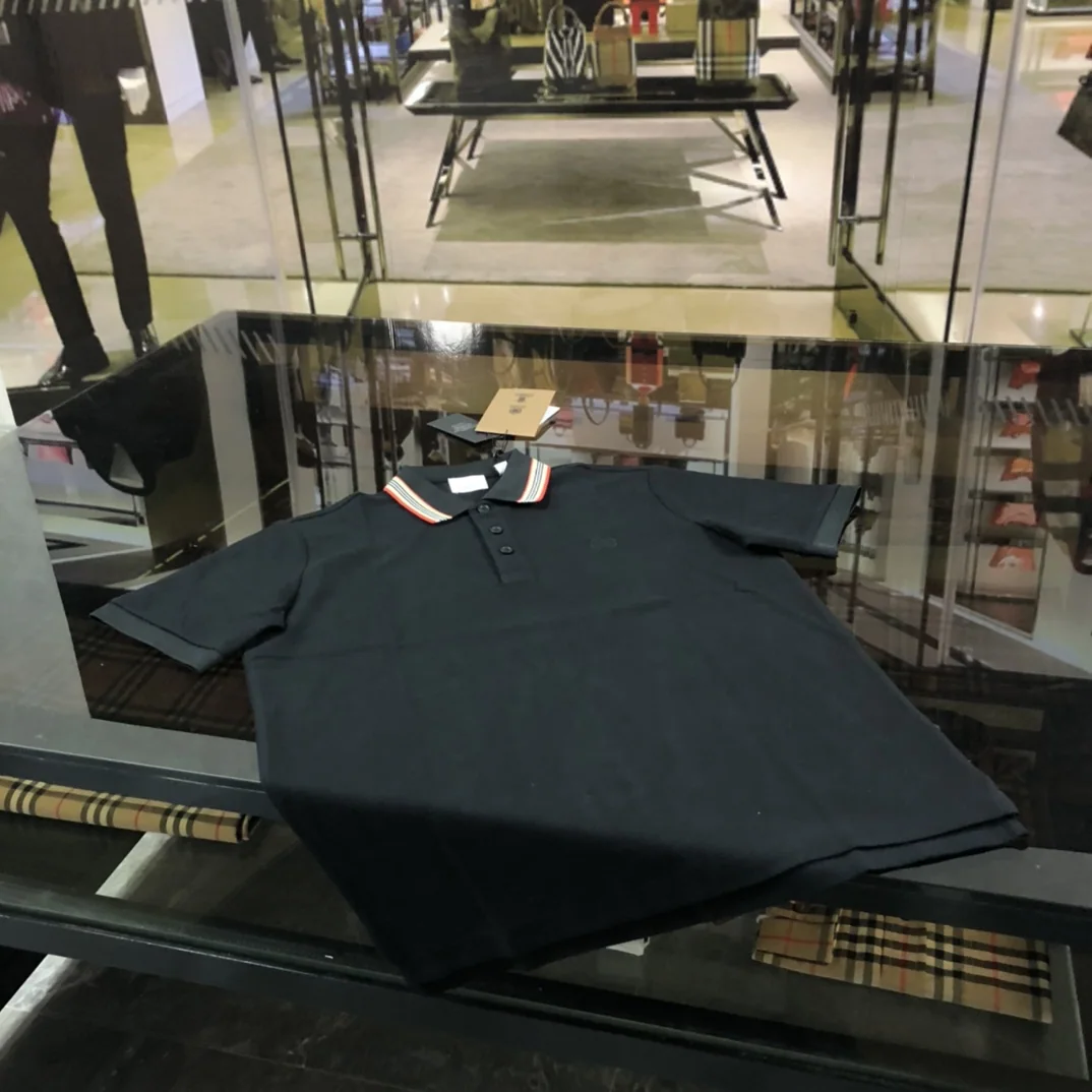 버버리 턴카라 메시 폴로 반팔셔츠 상세 이미지 3