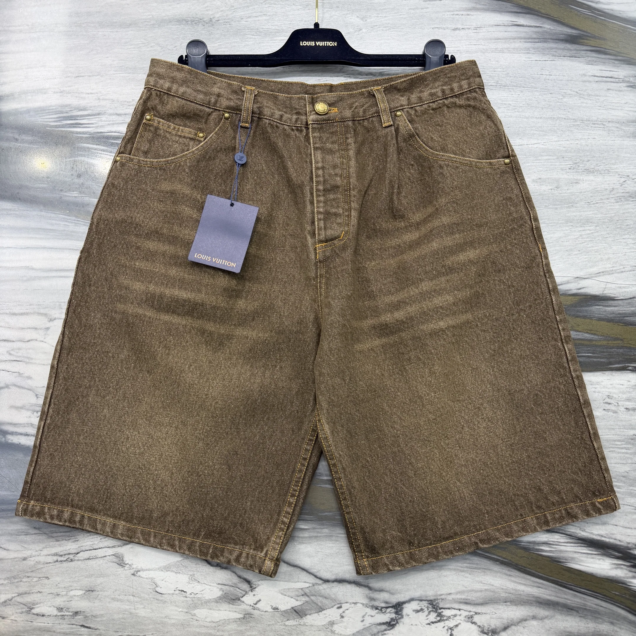 루이비통 SS 워싱 데님 반바지 41409 Louis Vuitton Shorts 상세 이미지 13