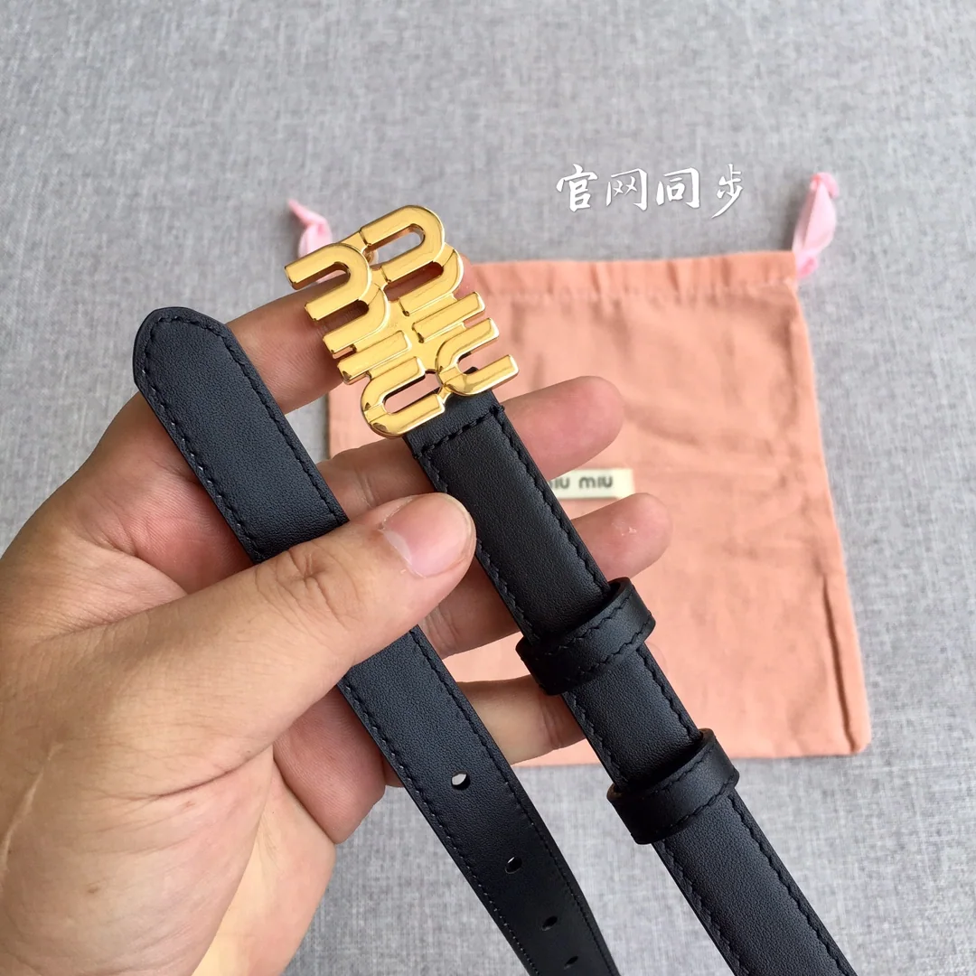 미우미우 가죽 벨트 상세 이미지 7