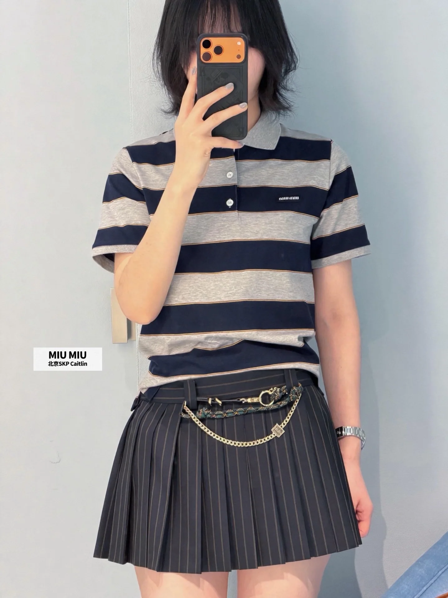 미우미우 여성 반팔 26SS 상세 이미지 7