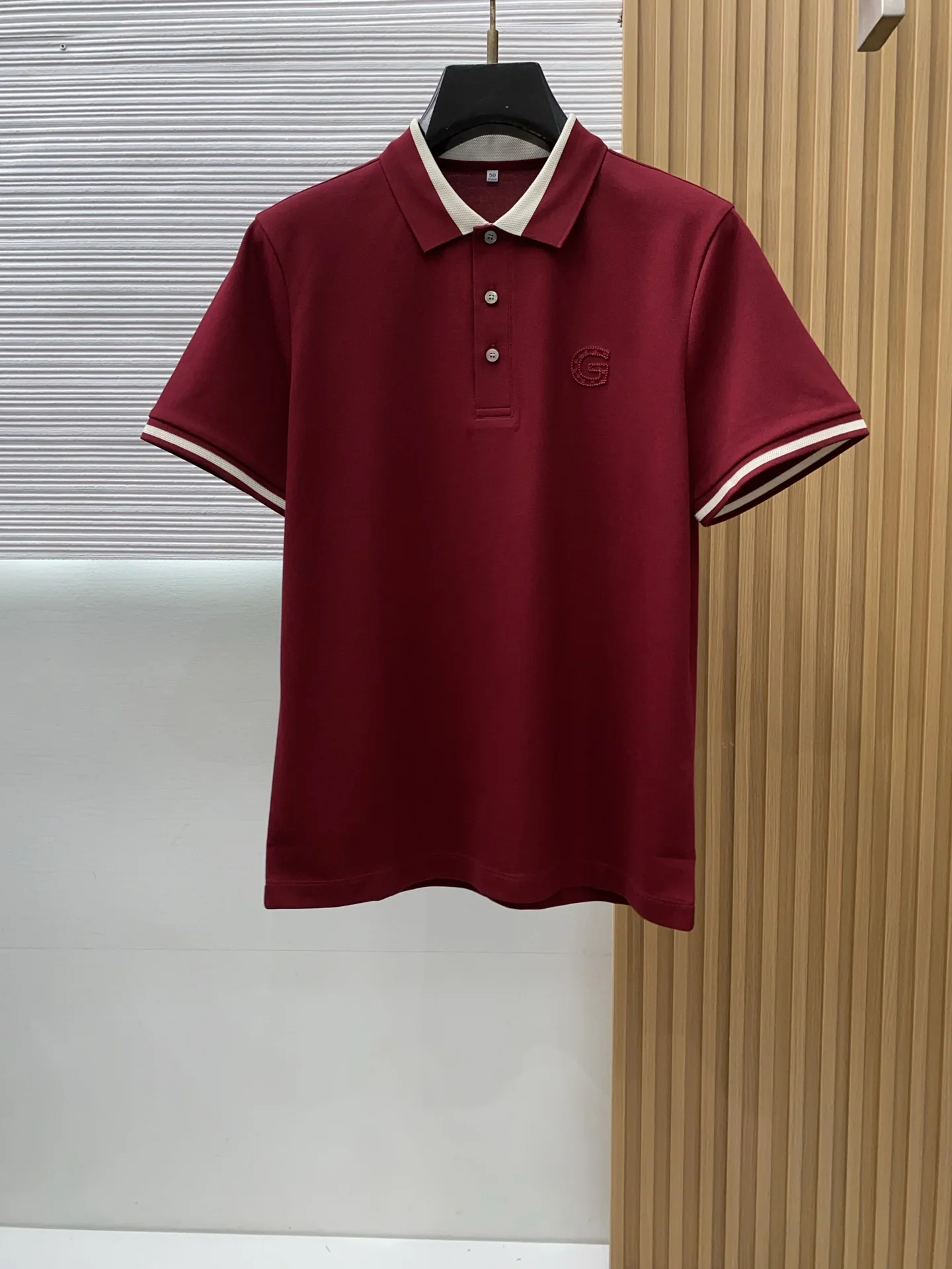 구찌 남성 면 메시 반팔 폴로 티셔츠 151348