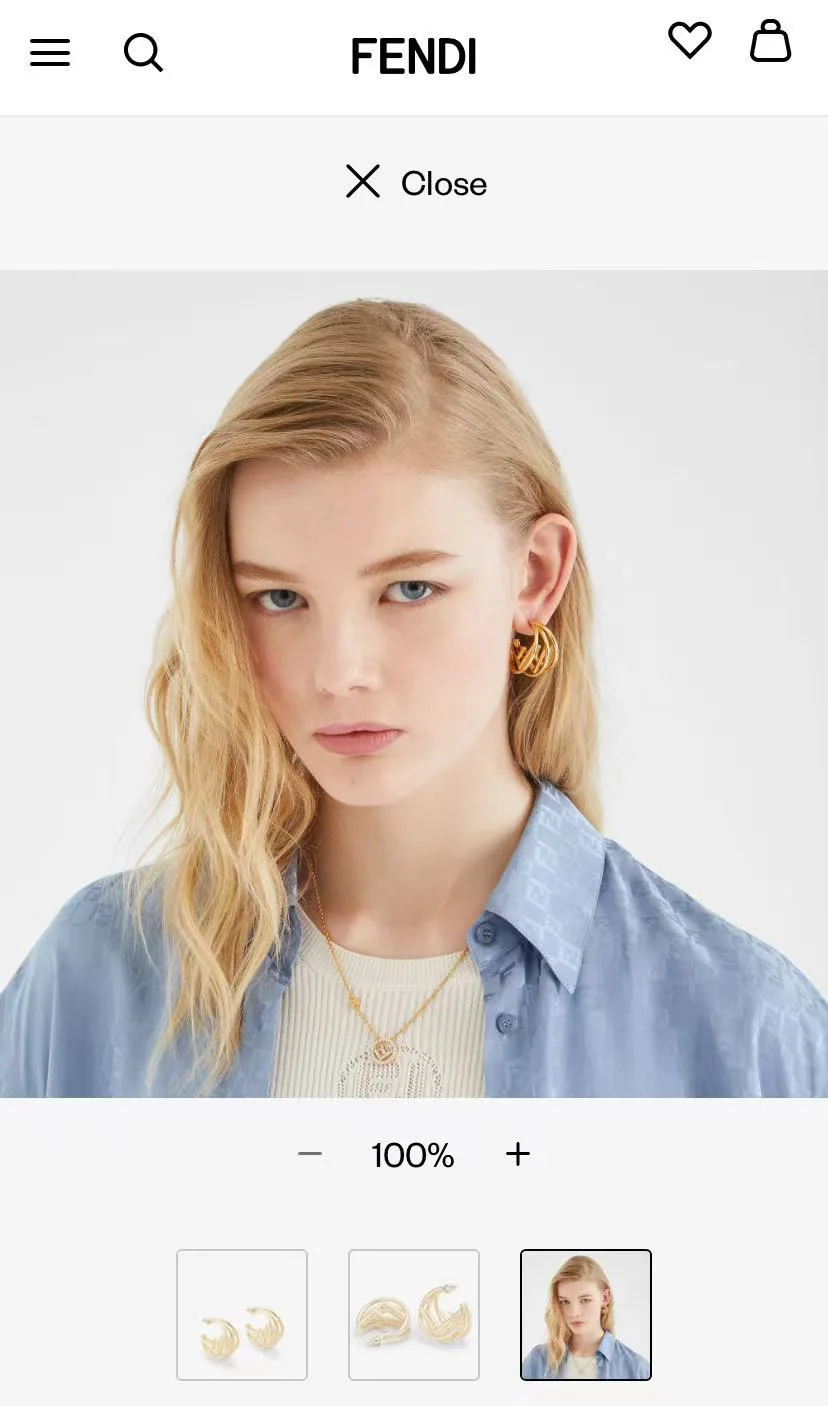 펜디 귀걸이 71421 Fendi Earrings 상세 이미지 1