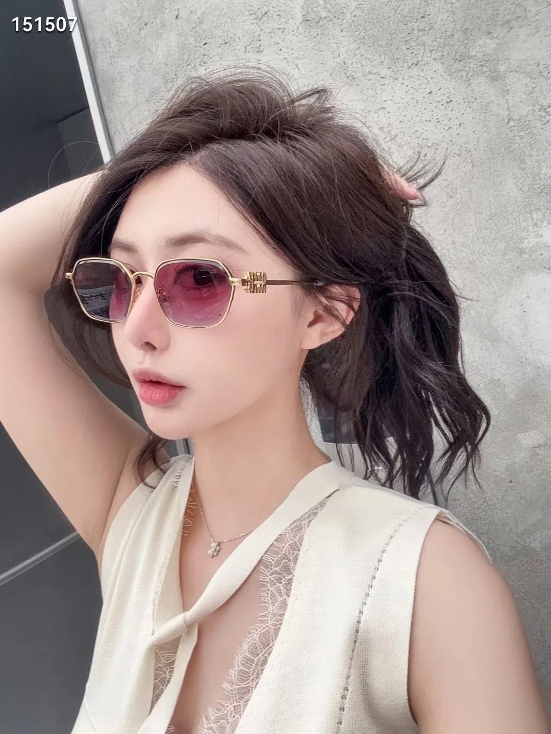 미우미우 MU 55 ZS 선글라스 상세 이미지 9