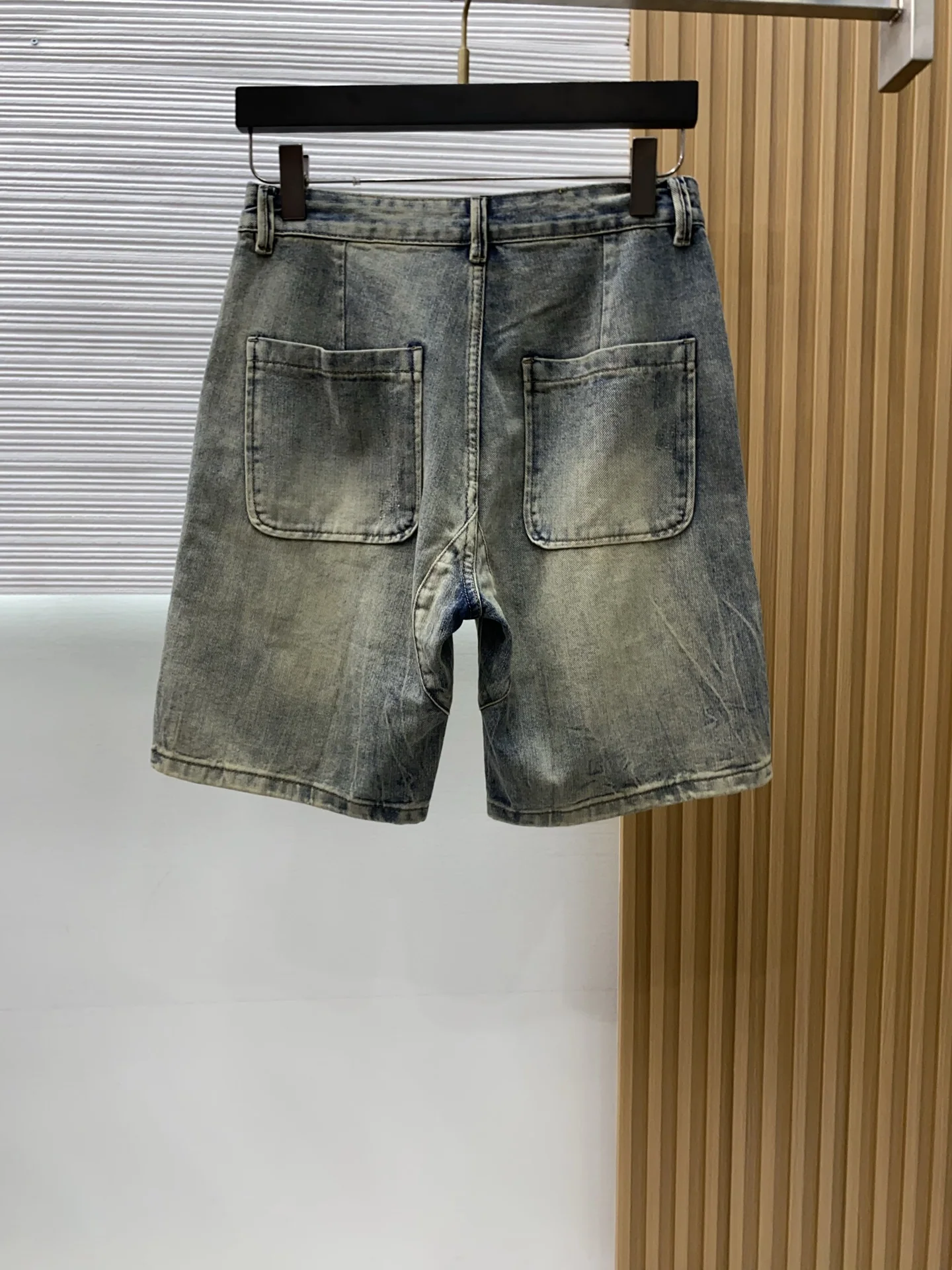 루이비통 데님 남성 반바지 상세 이미지 6