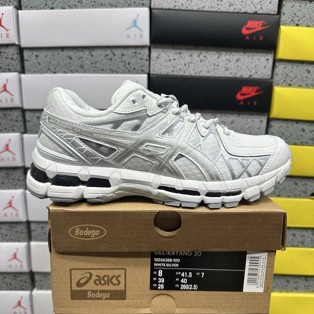 아식스 [KO] 젤 카야노 20 1203A388-100 200438 Asics Gel-Kayano 20 White Pure Silver