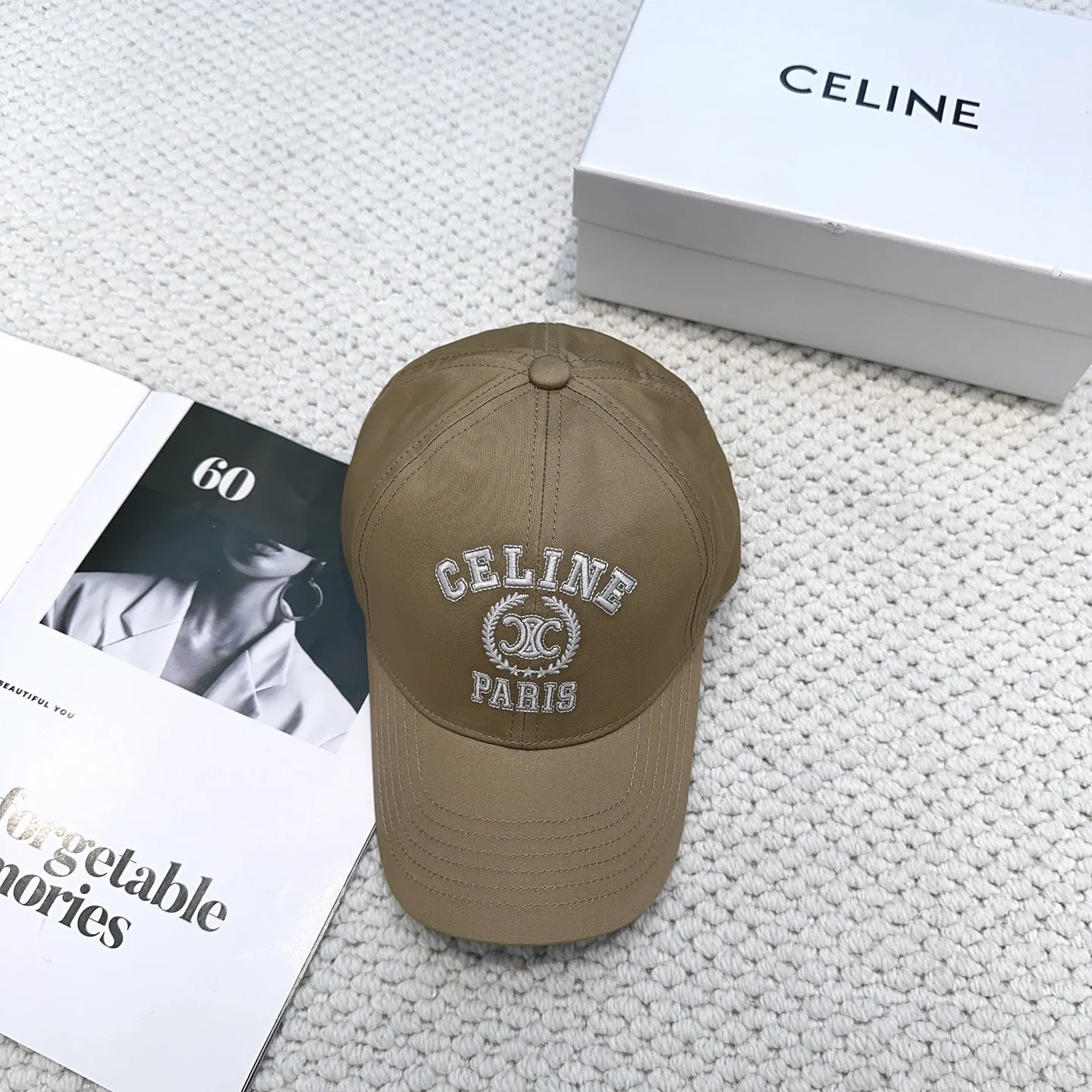 셀린느 문자 디자인 야구모자 상세 이미지 1