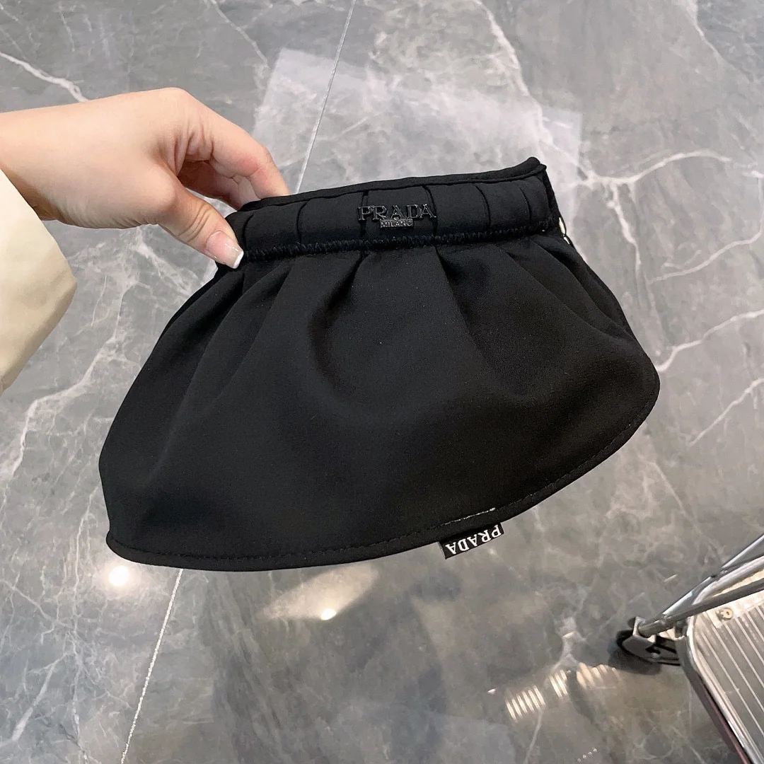 프라다 조개형 접이식 선햇 모자 상세 이미지 3