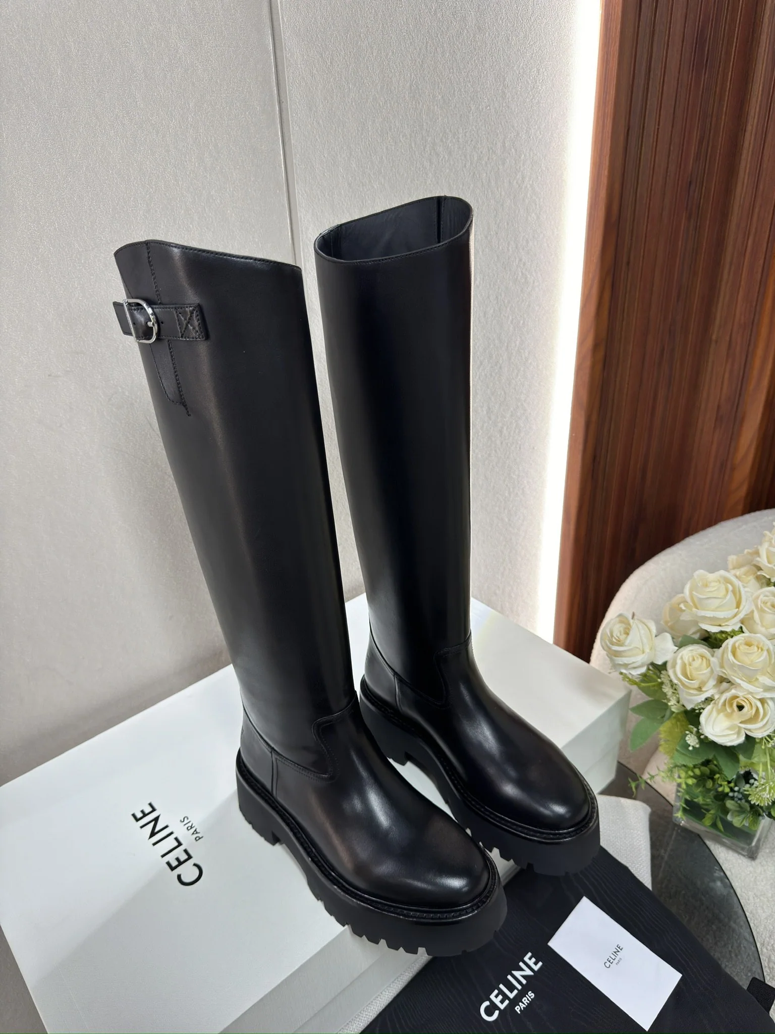 셀린느 하이탑 라이딩 부츠 상세 이미지 1