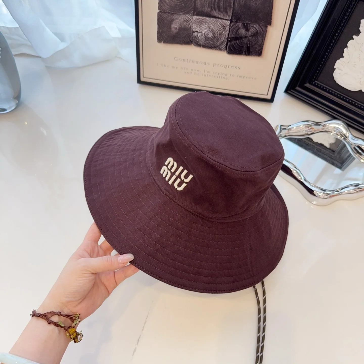 미우미우 모자 80947 Miu Miu Cap 상세 이미지 7