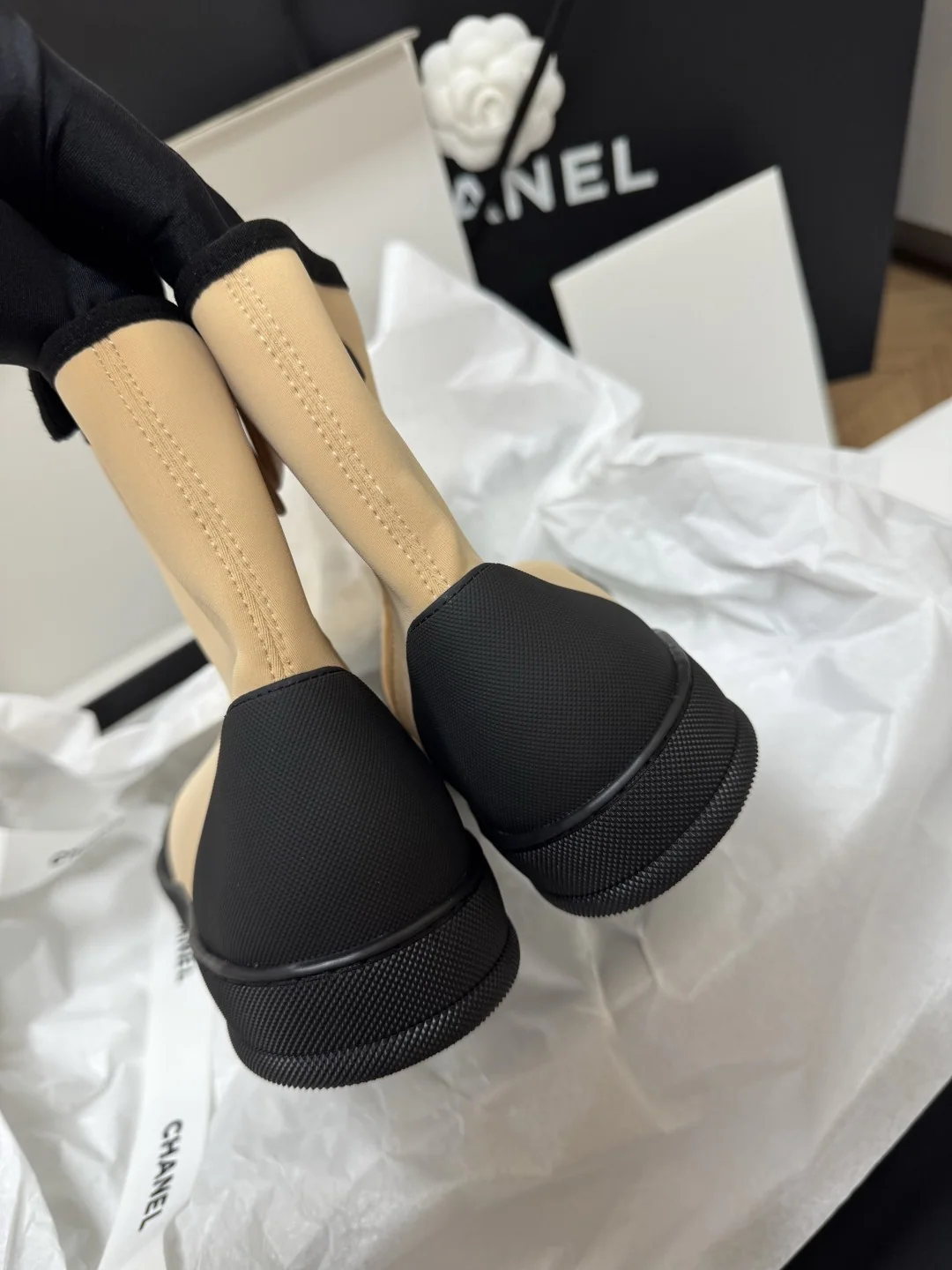샤넬 코코비치 스트레치 앵클 부츠 상세 이미지 8
