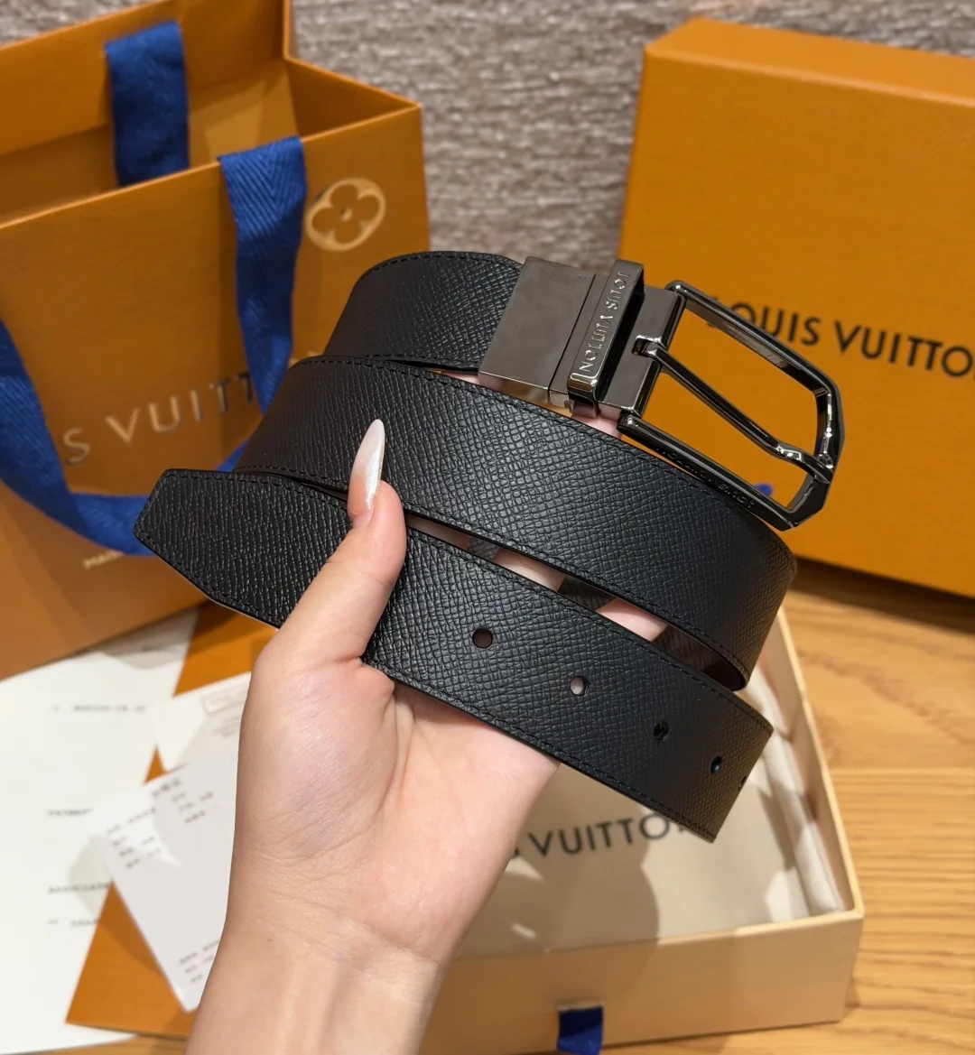 루이비통 폰누프 35mm 리버시블 소가죽 벨트 상세 이미지 2