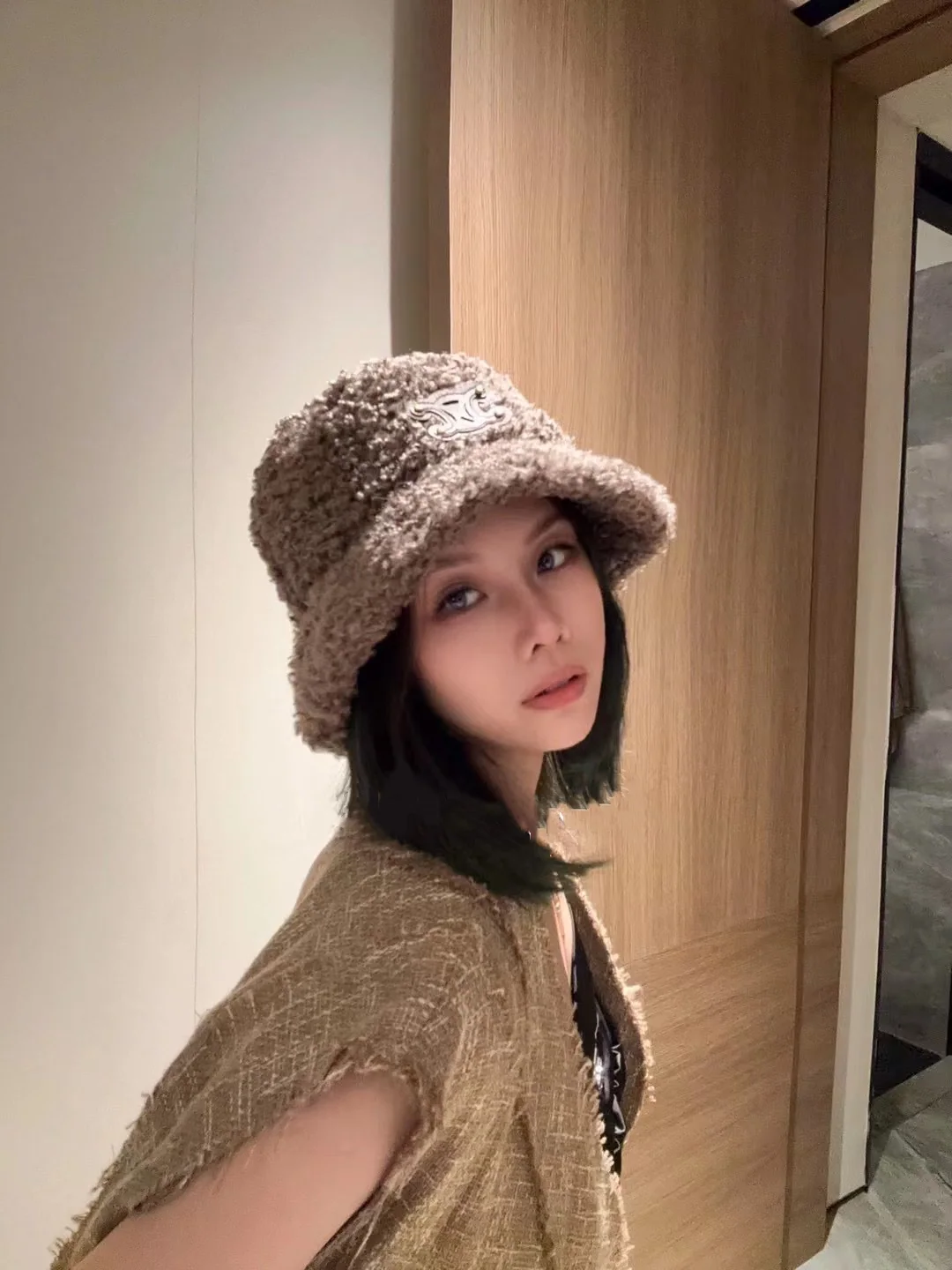 셀린느 플리스 낚시꾼 모자 상세 이미지 1