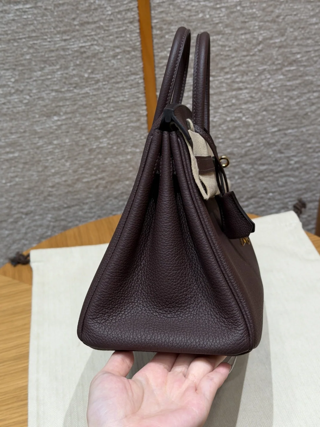 에르메스 버킨 25 토고 가죽 가방 상세 이미지 3