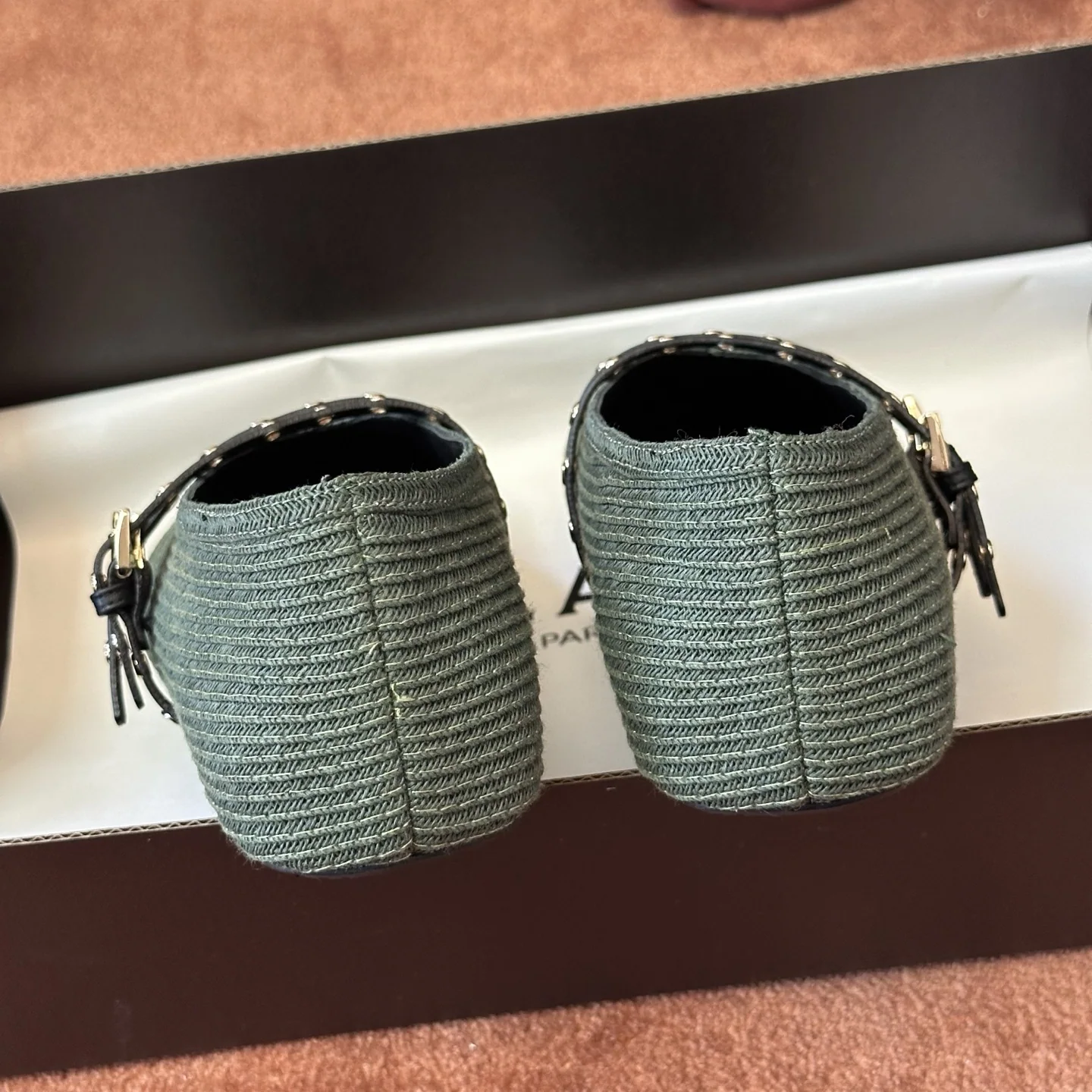 알라이아 짜임 발레 슈즈 상세 이미지 7