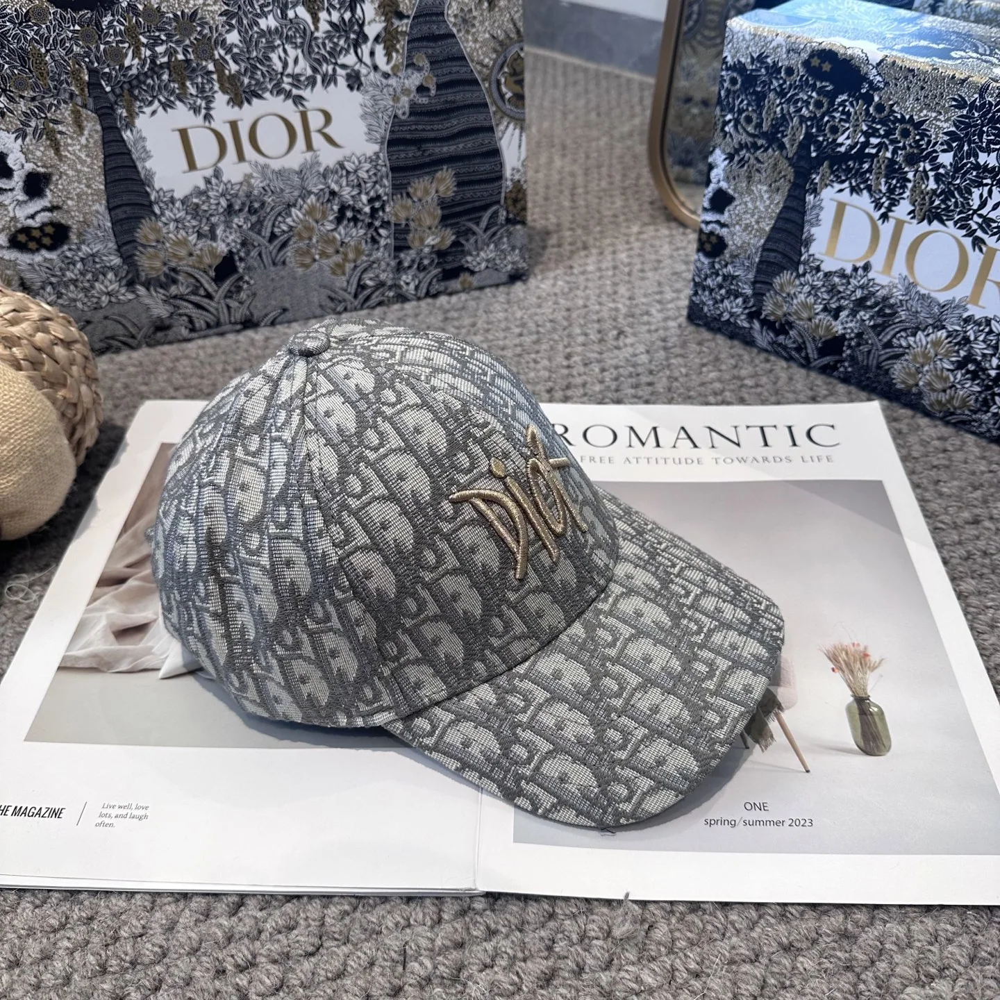 디올 모노그램 야구모자 상세 이미지 4