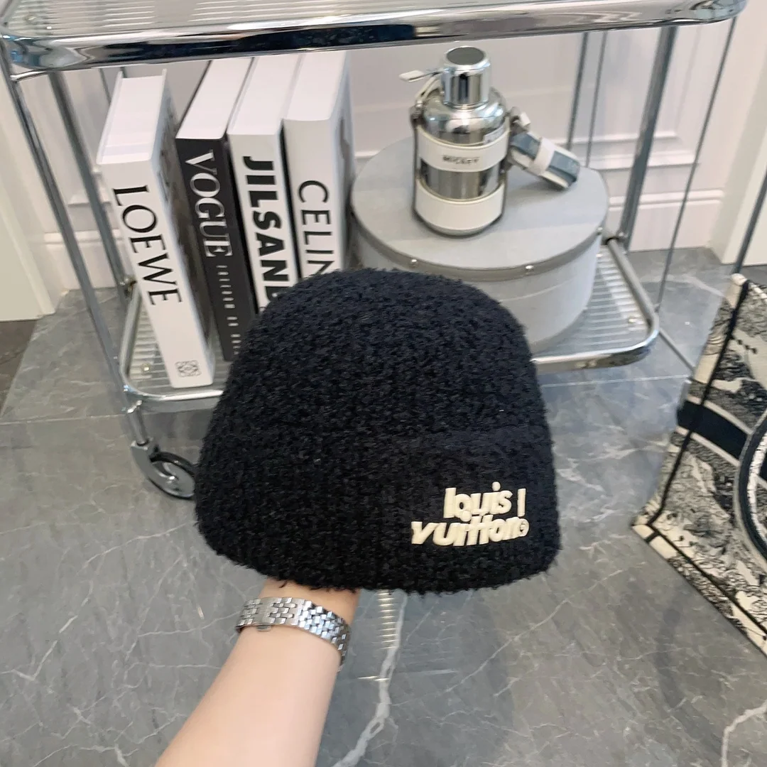 루이비통 램 울 니트 비니 모자 상세 이미지 4