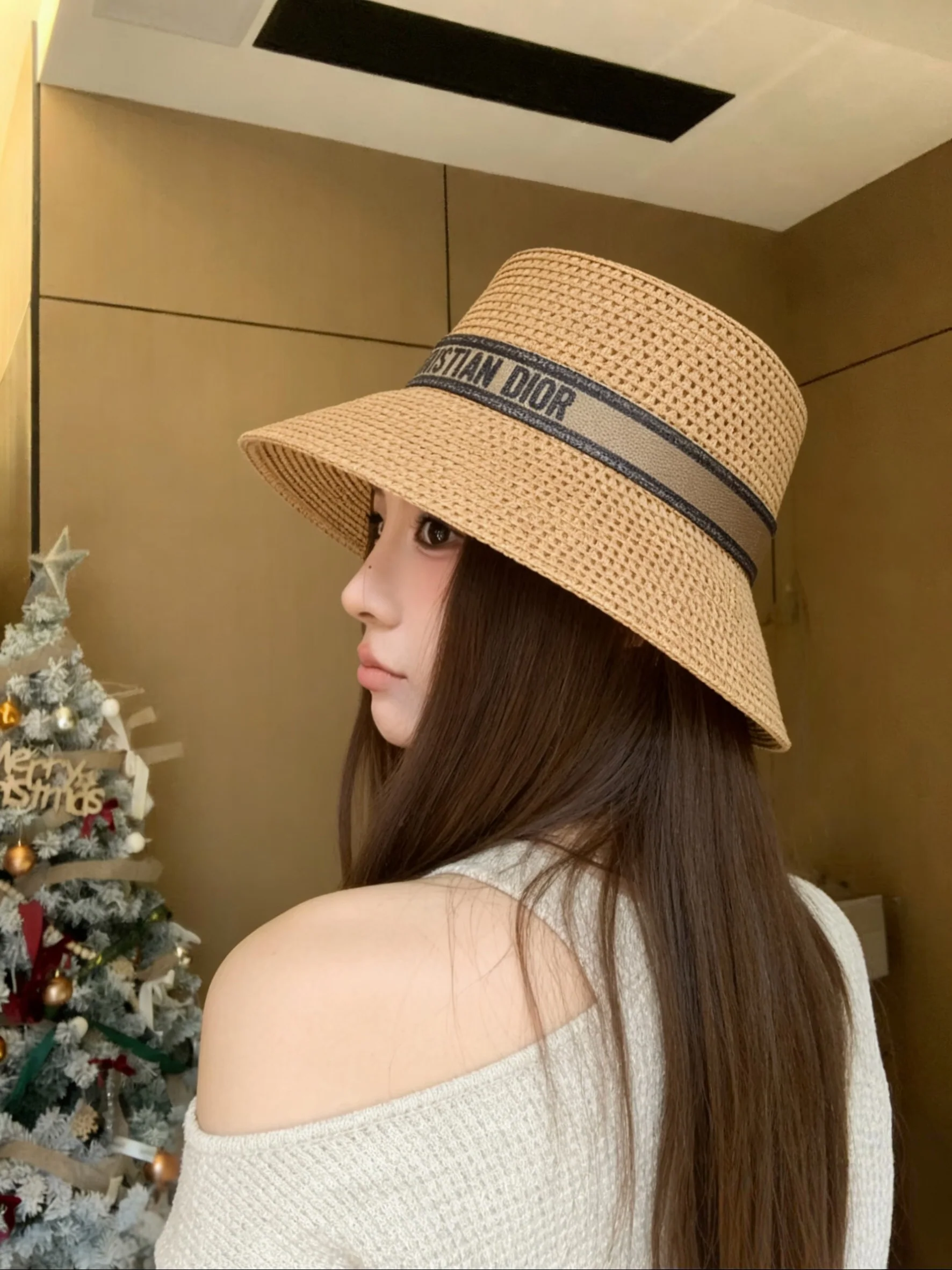 디올 뉴 웨빙 버킷 햇 상세 이미지 3