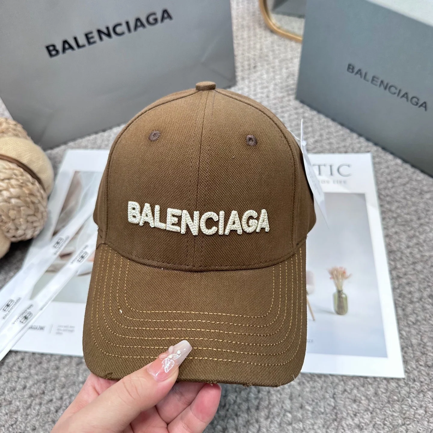 발렌시아가 모자 81720 Balenciaga Cap 상세 이미지 4