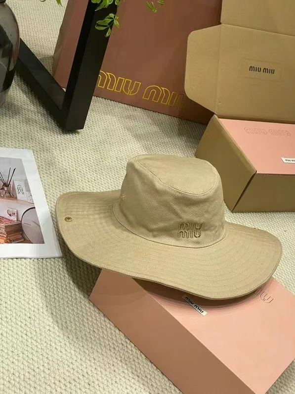 미우미우 버킷 햇 모자 상세 이미지 3