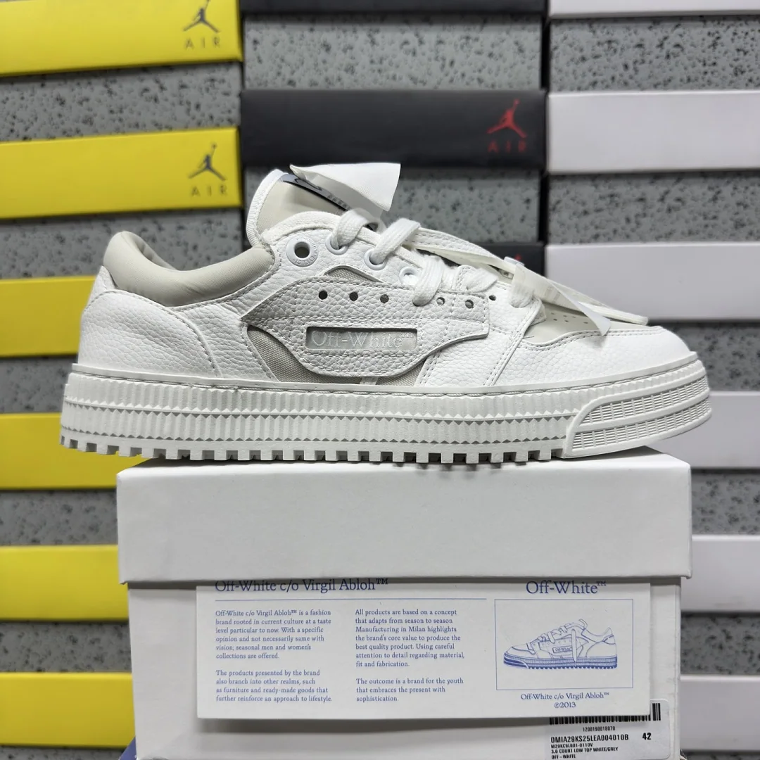 오프화이트 3.0 오프 코트 로우 화이트 그레이 202511 Off White 3.0 Off Court Low