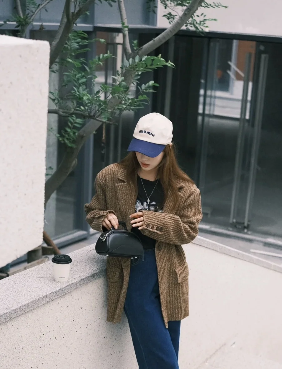 미우미우 컬러 블록 야구모자 상세 이미지 7