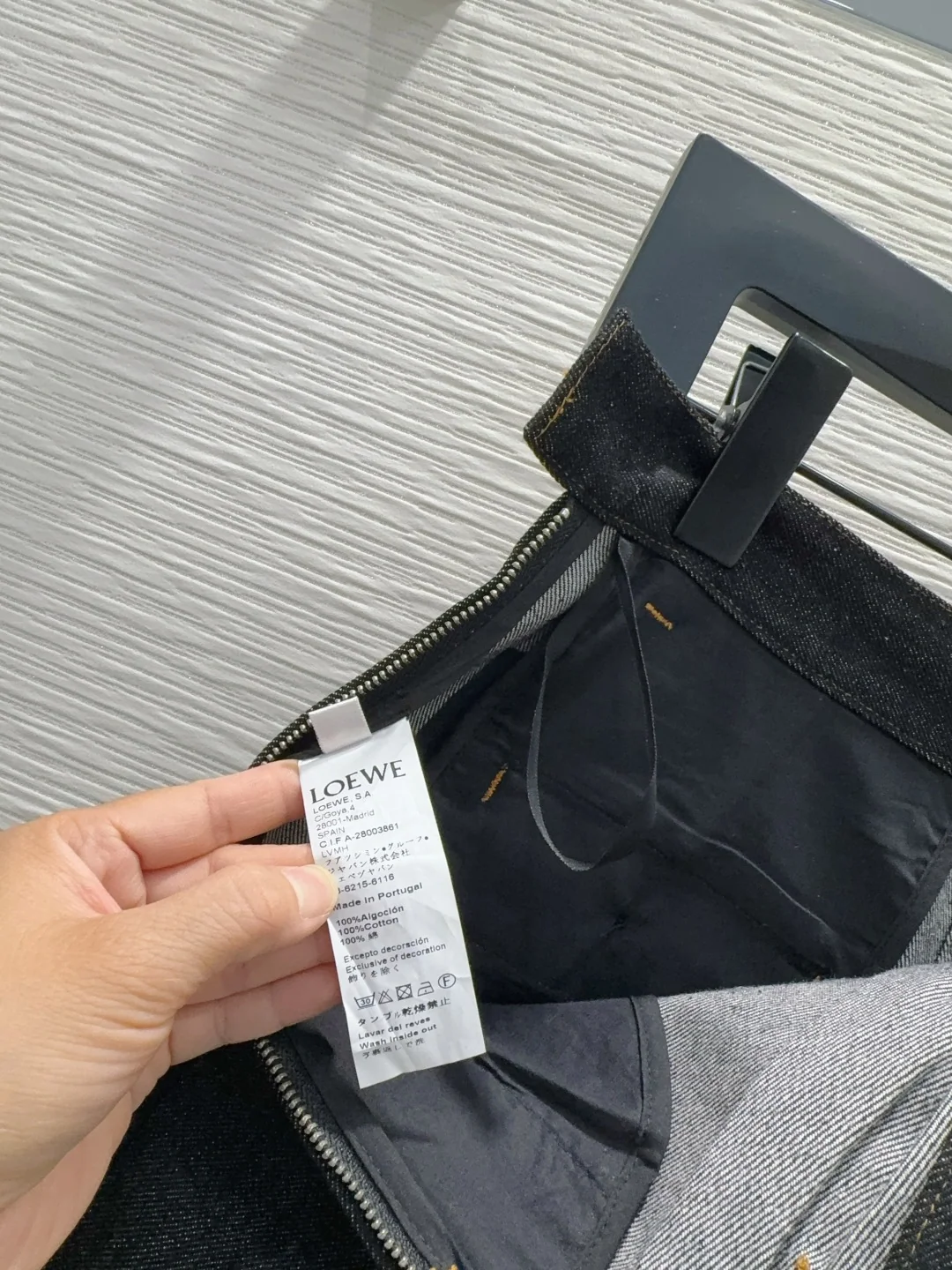로에베 여성 데님 바지 상세 이미지 9
