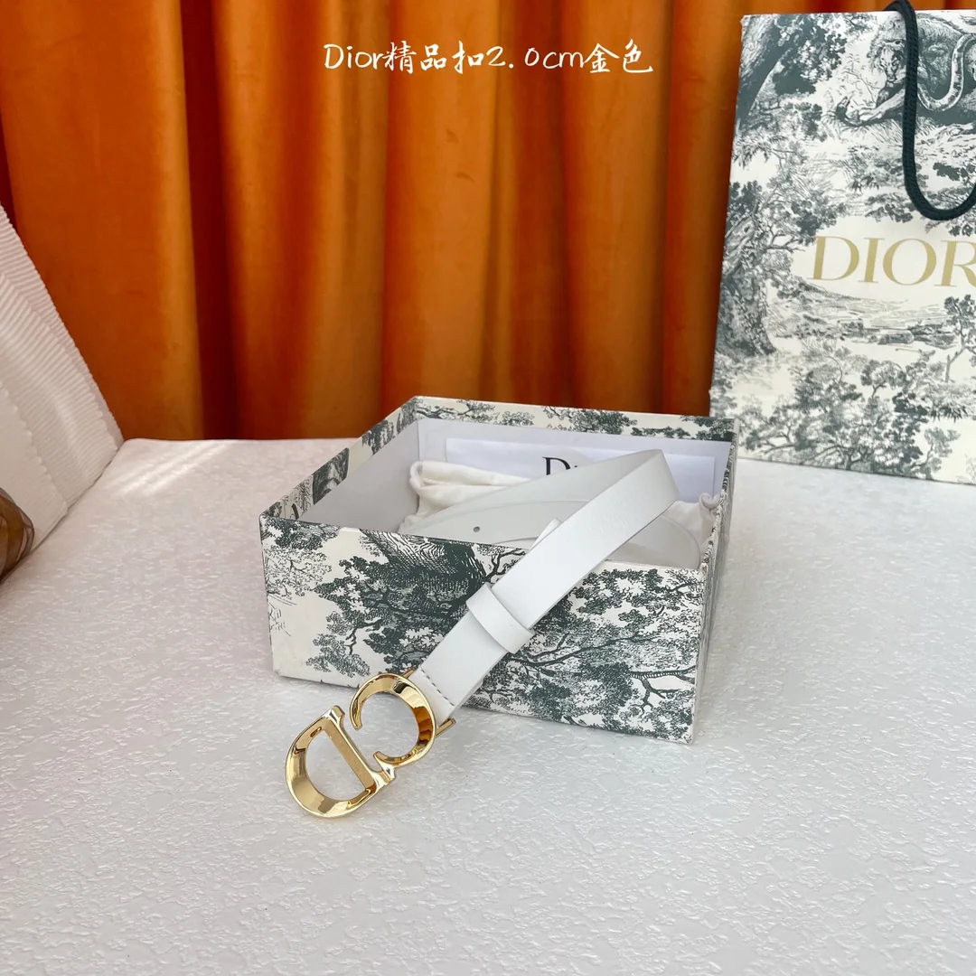디올 CD 버클 가죽 벨트 상세 이미지 1